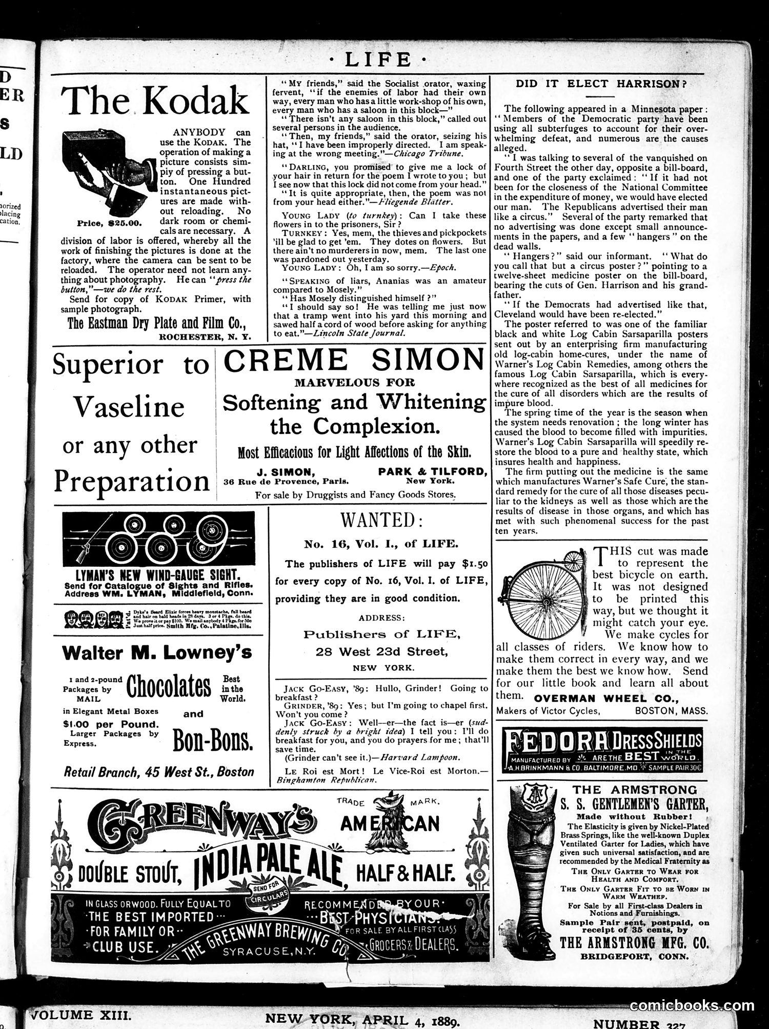 Life — March 28, 1889 — page 17 of 18