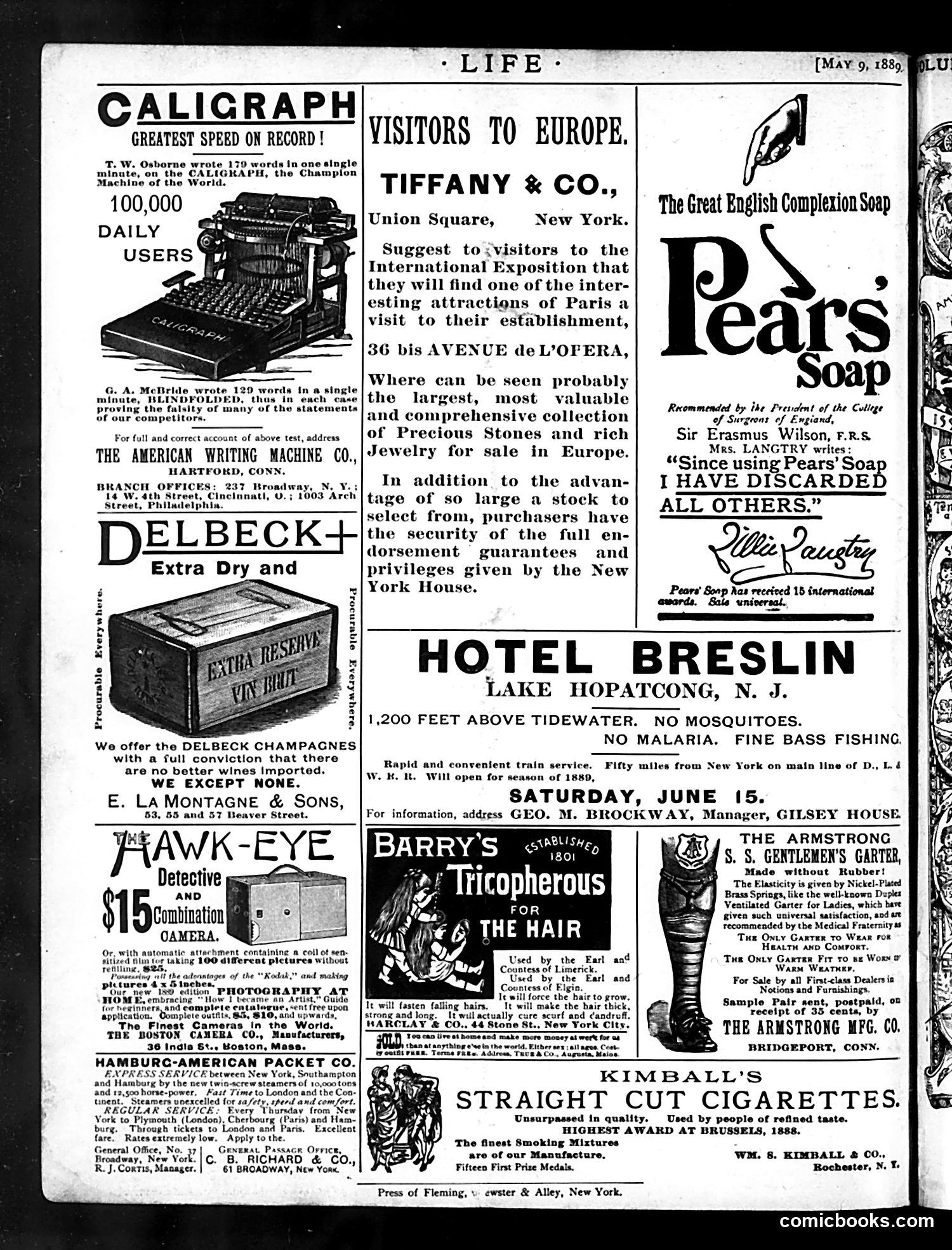 Life — May 9, 1889 — page 18 of 18