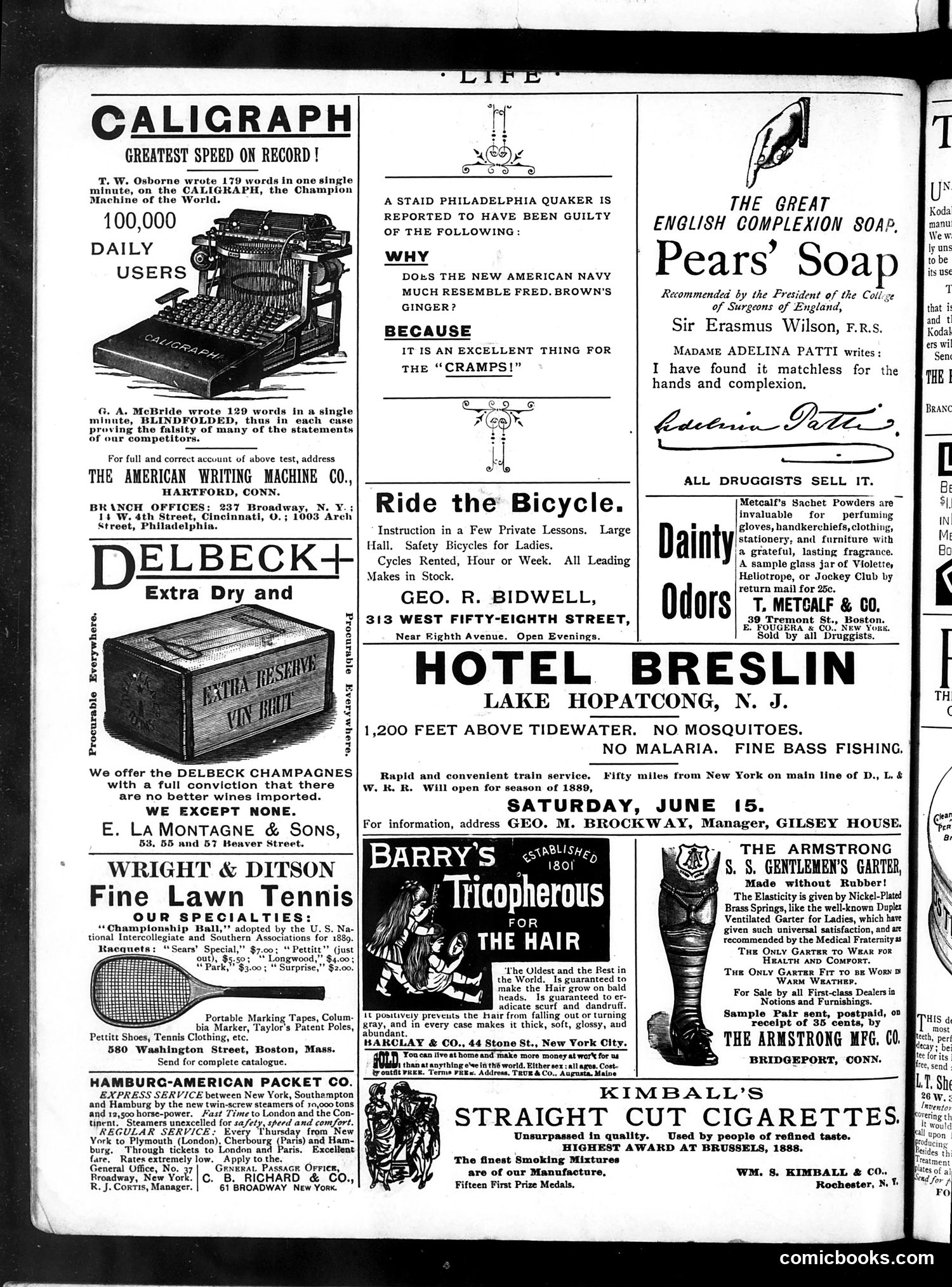 Life — June 6, 1889 — page 18 of 20