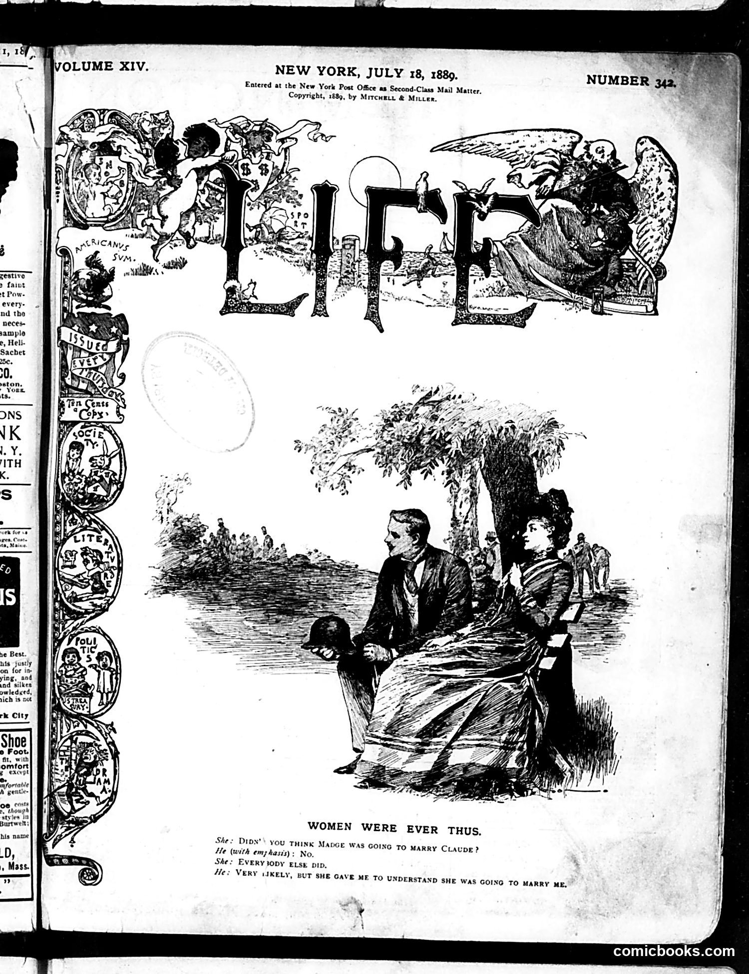Life — July 18, 1889