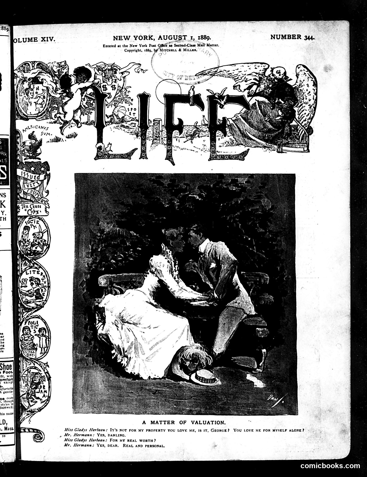 Life — August 1, 1889