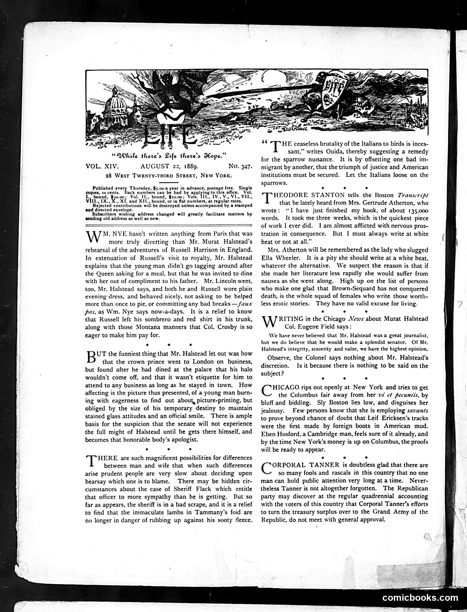Life — August 22, 1889 — page 4 of 16