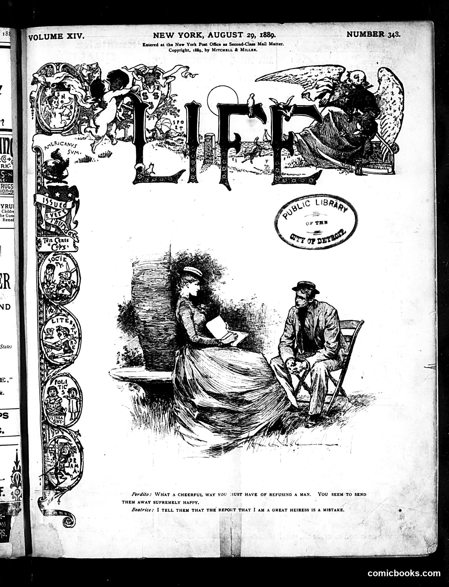 Life — August 29, 1889