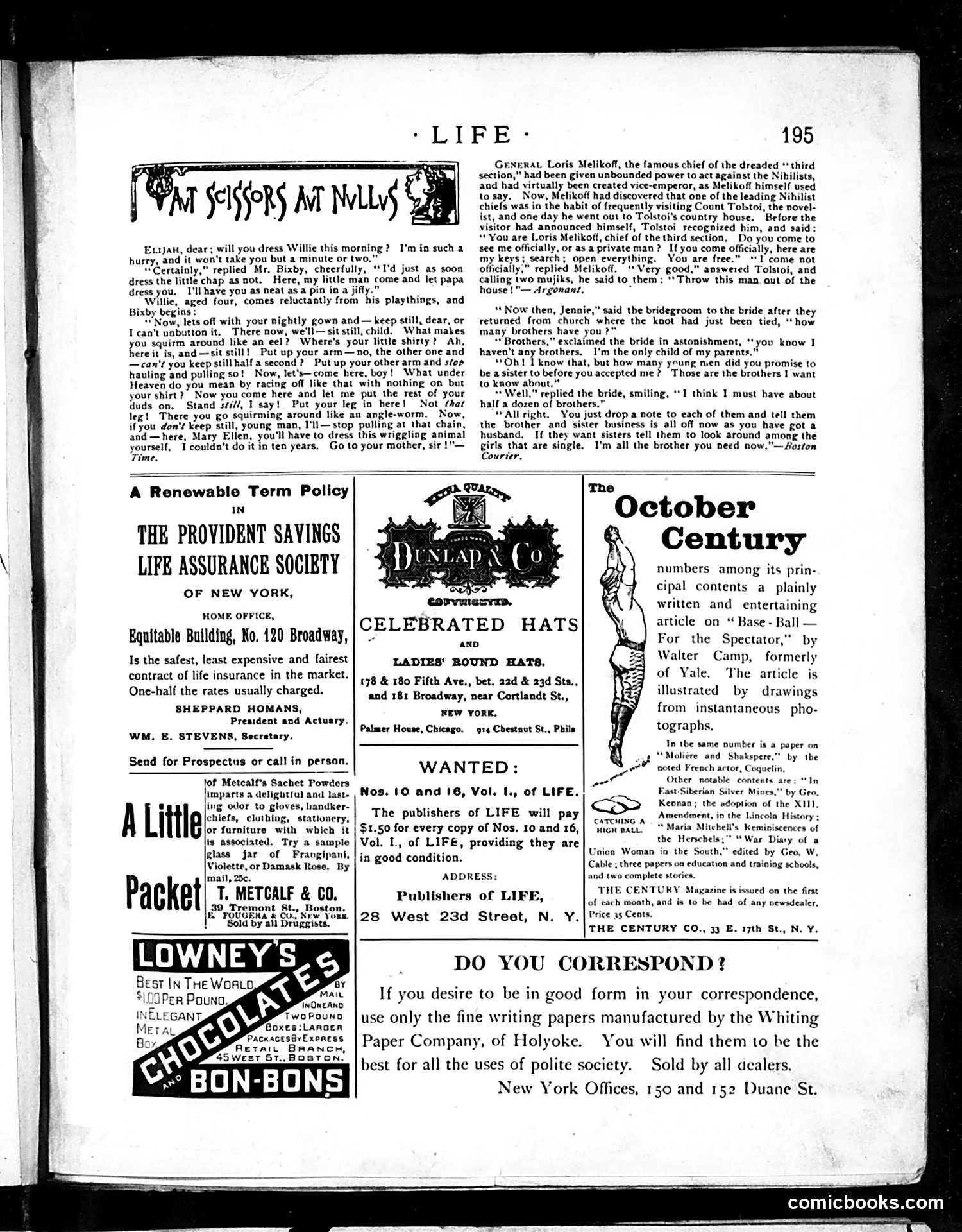 Life — October 3, 1889 — page 13 of 18