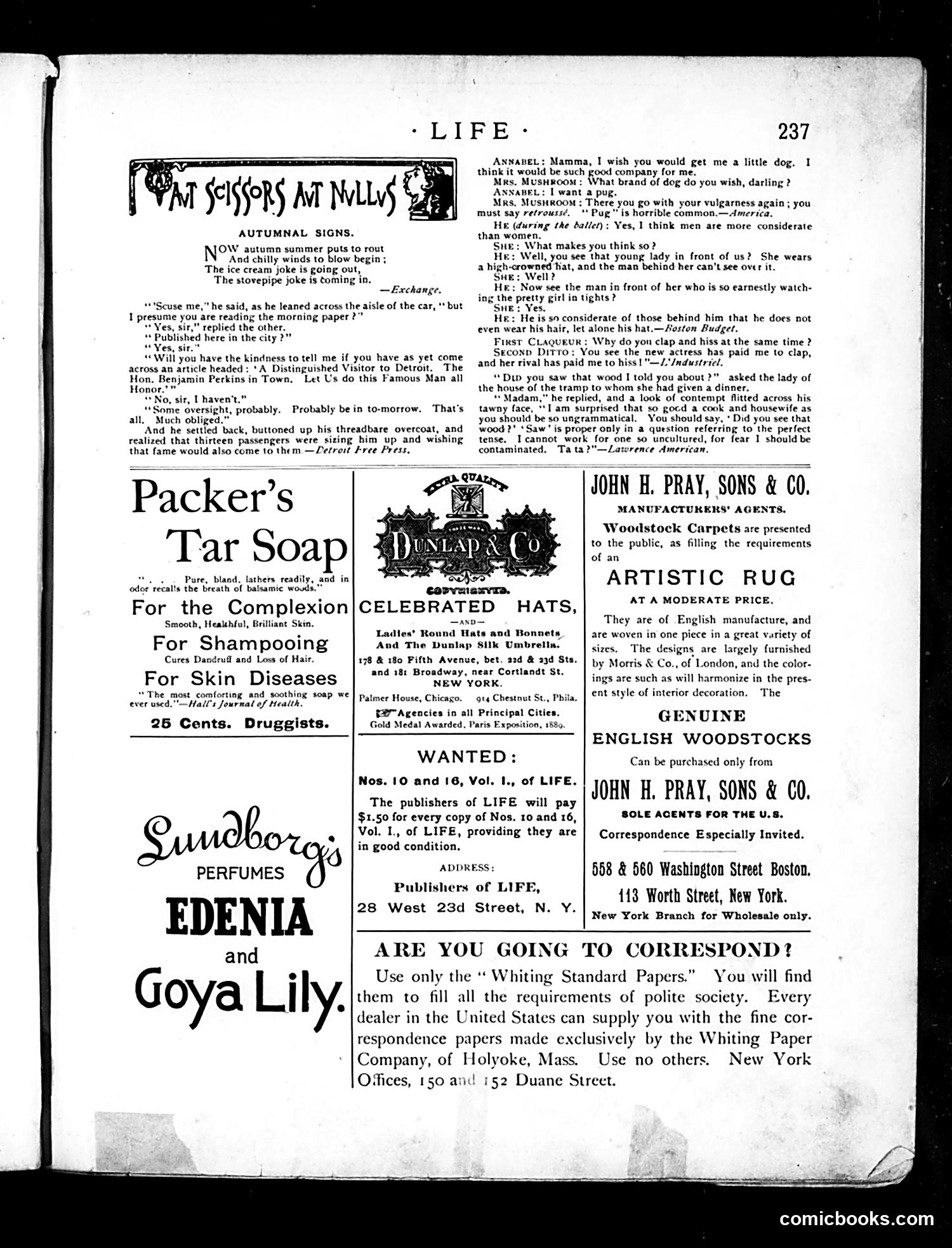 Life — October 24, 1889 — page 13 of 18