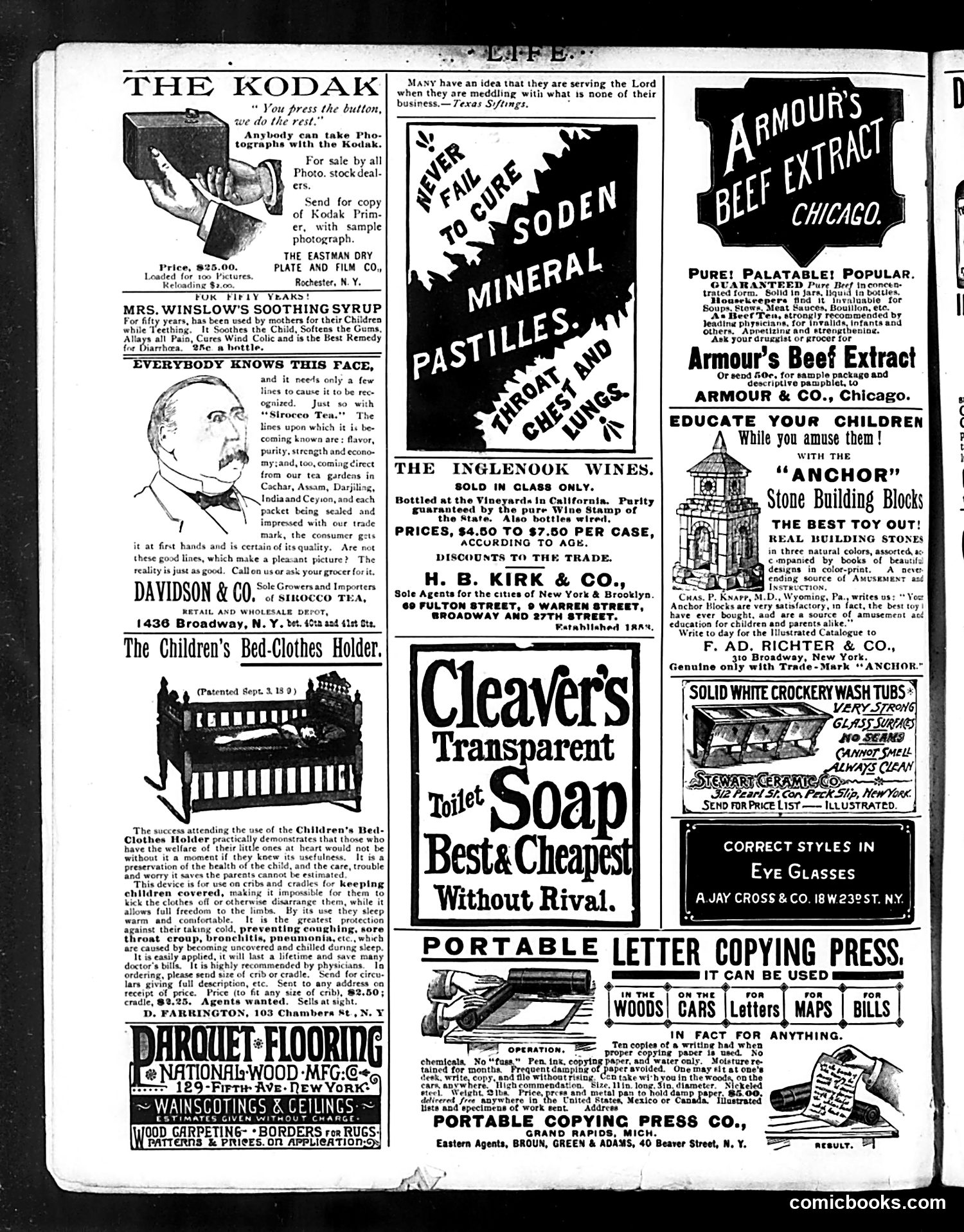 Life — October 31, 1889 — page 16 of 18