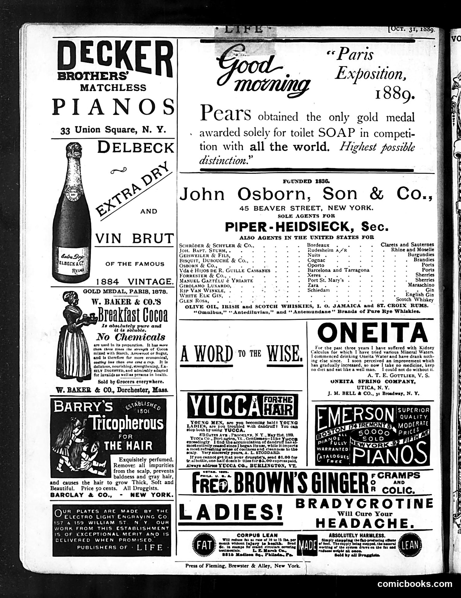 Life — October 31, 1889 — page 18 of 18