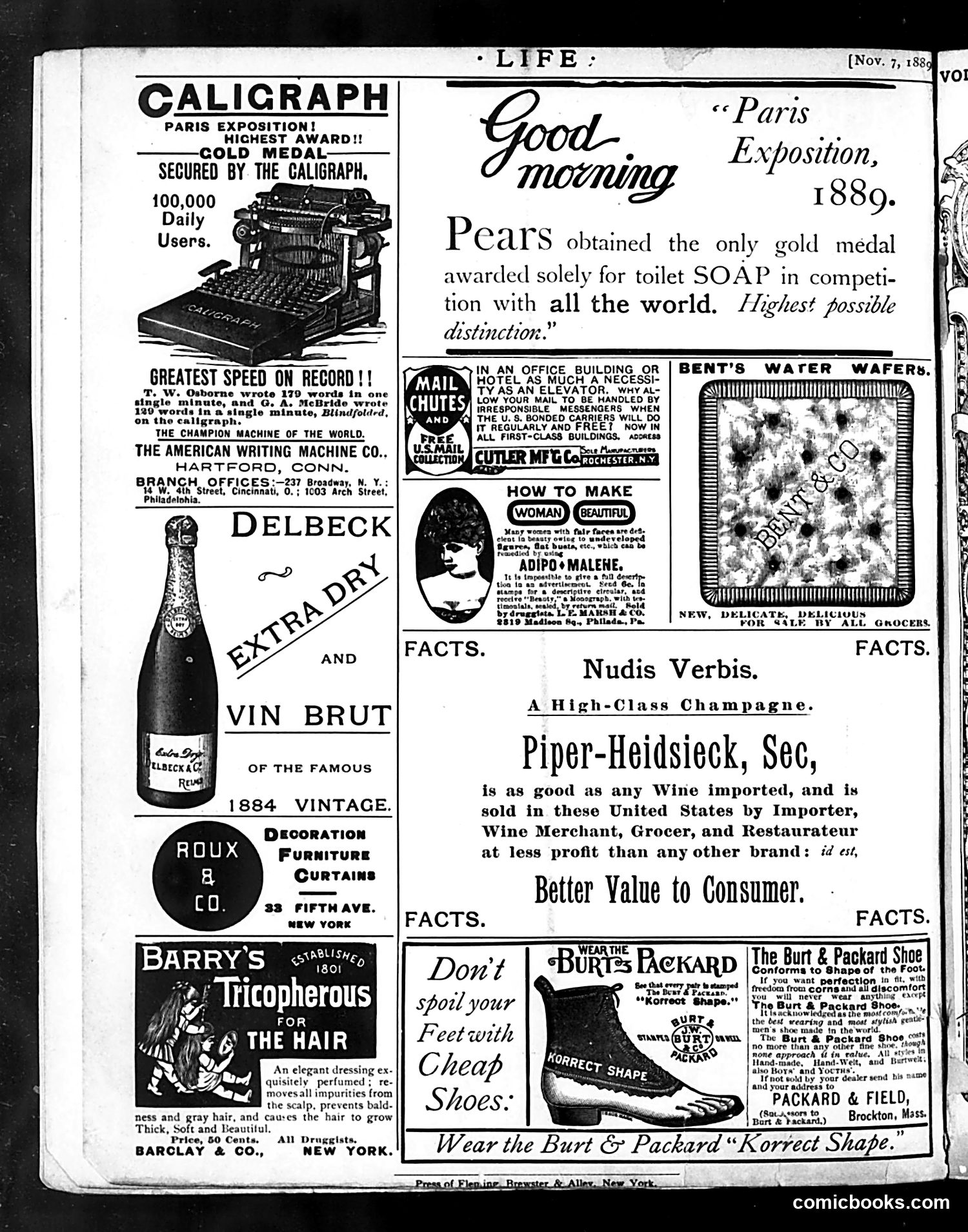 Life — November 7, 1889 — page 16 of 16
