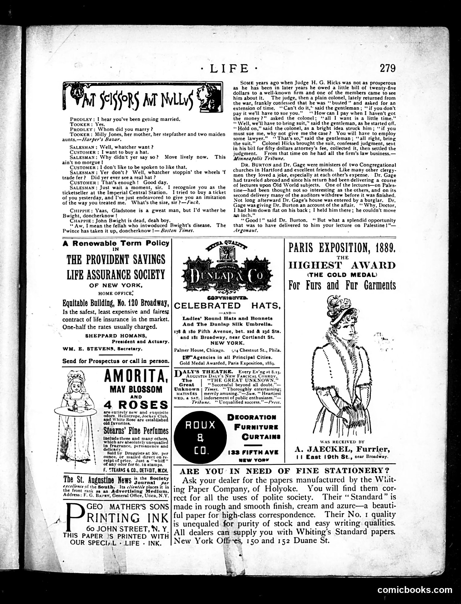 Life — November 14, 1889 — page 13 of 16