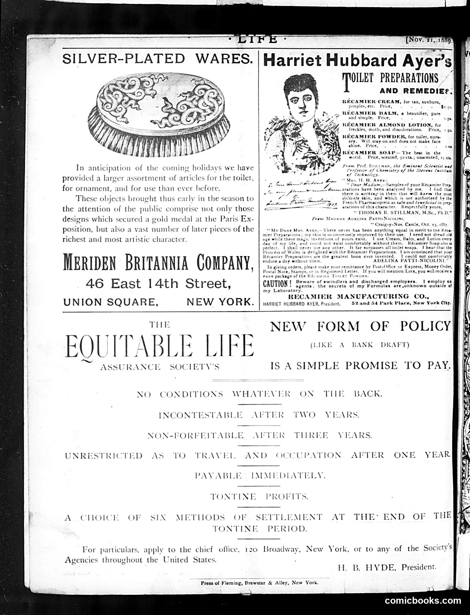 Life — November 21, 1889 — page 20 of 20