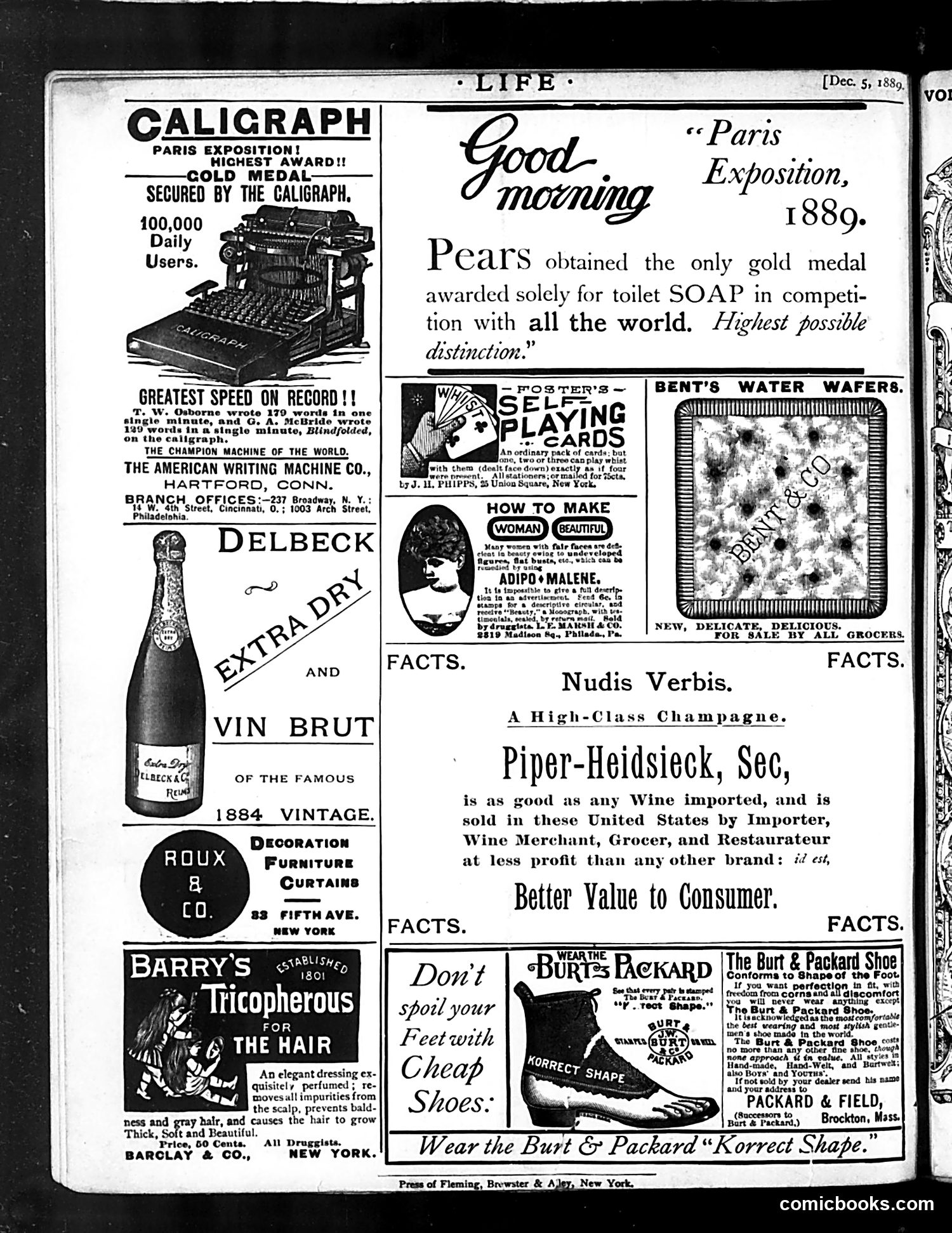 Life — December 5, 1889 — page 18 of 18