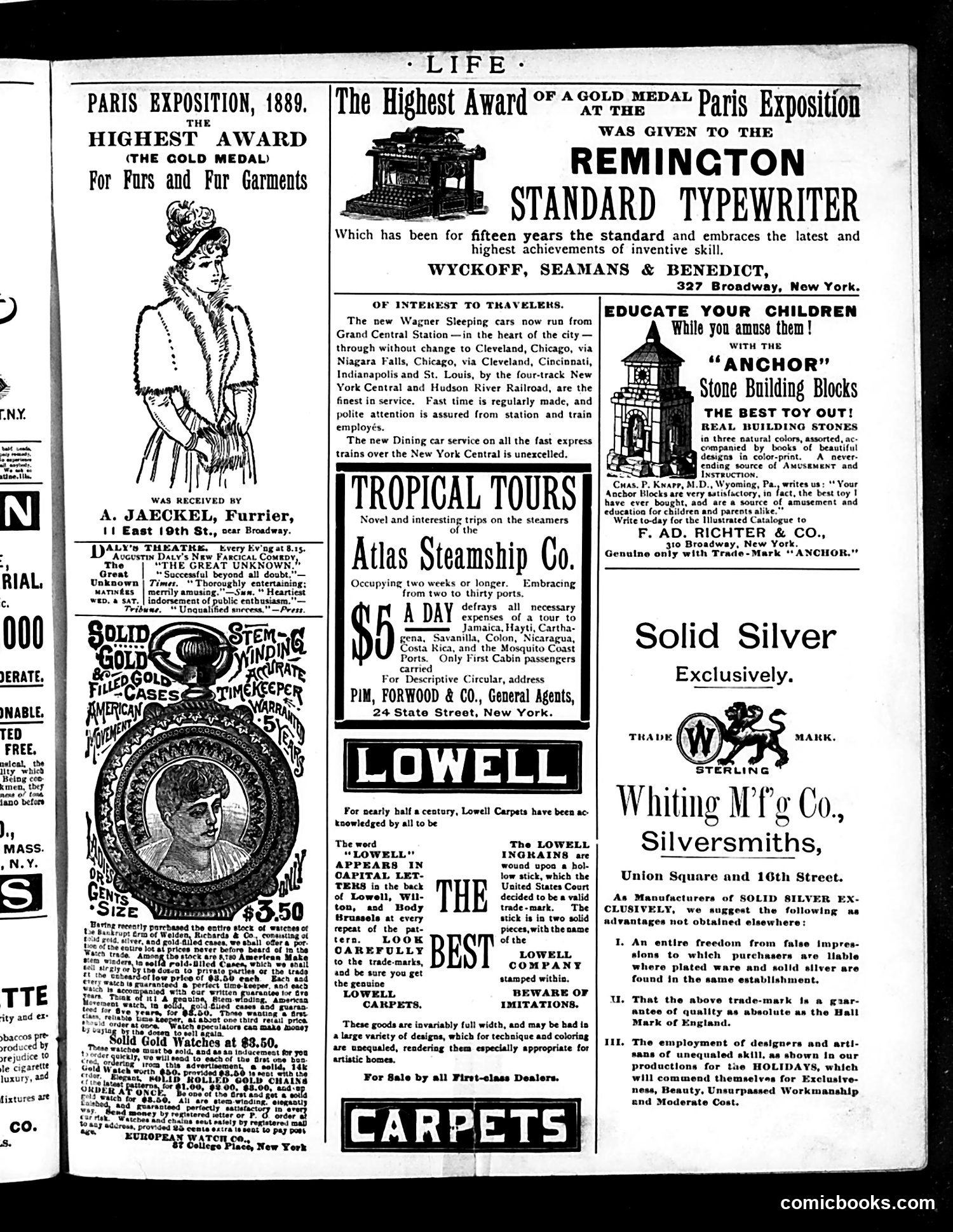 Life — December 19, 1889 — page 17 of 18