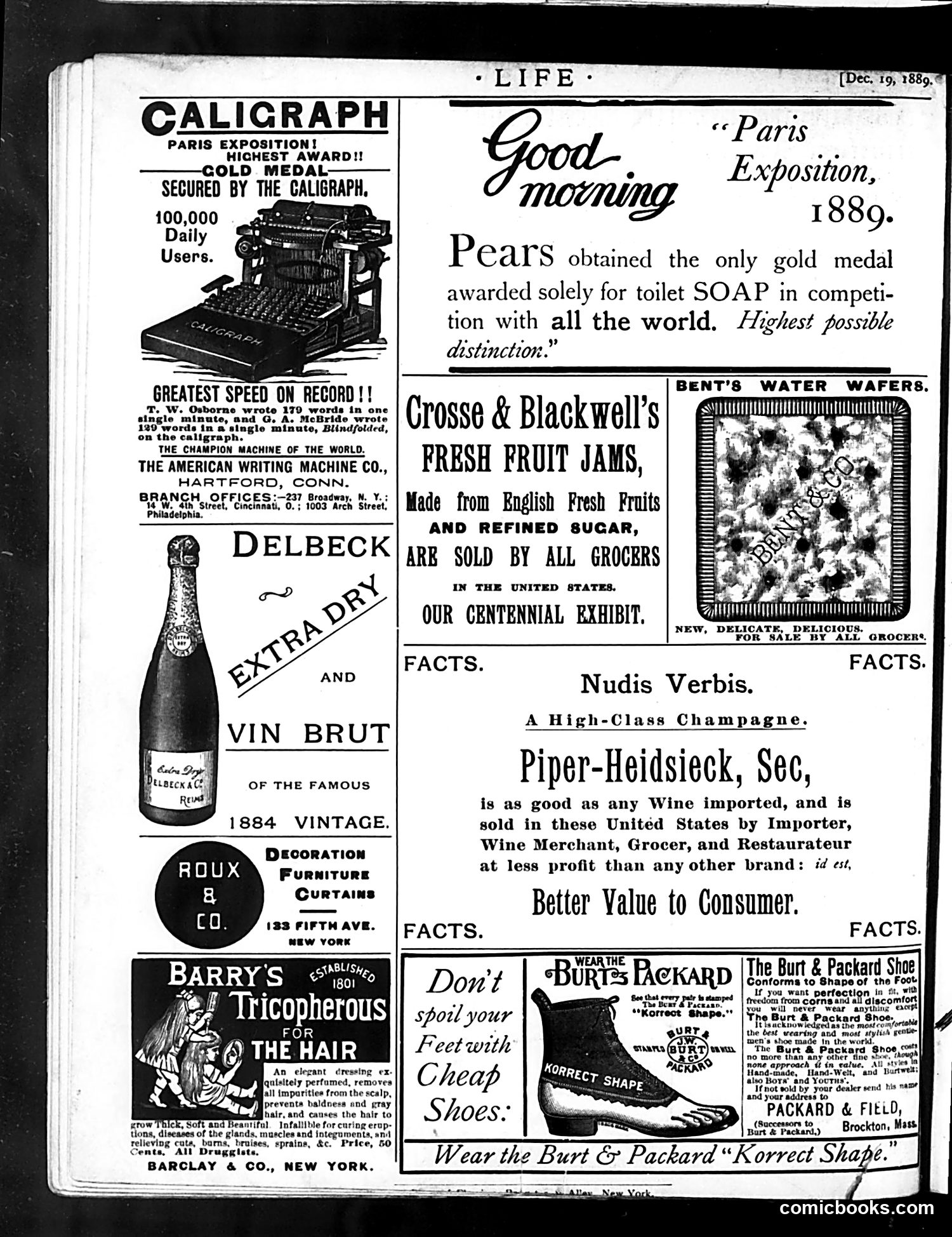 Life — December 19, 1889 — page 18 of 18