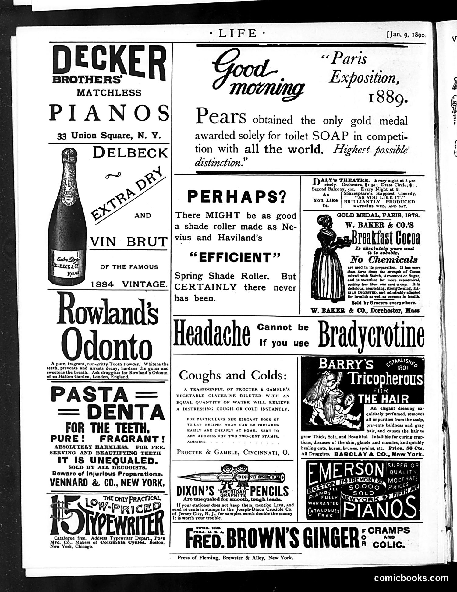 Life — January 9, 1890 — page 18 of 18