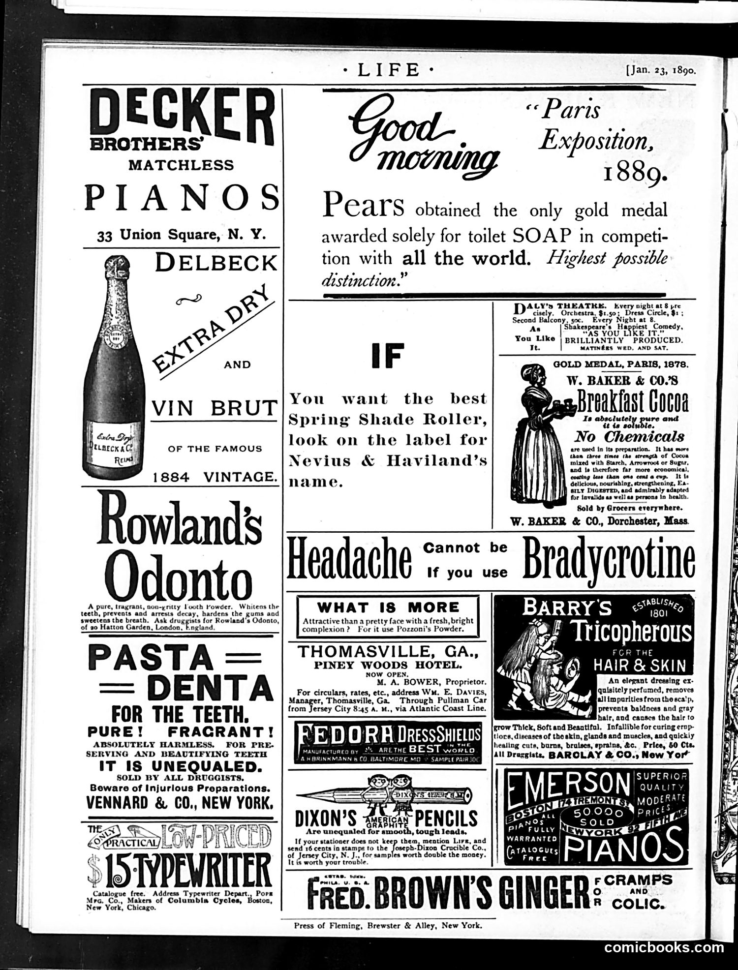 Life — January 23, 1890 — page 18 of 18