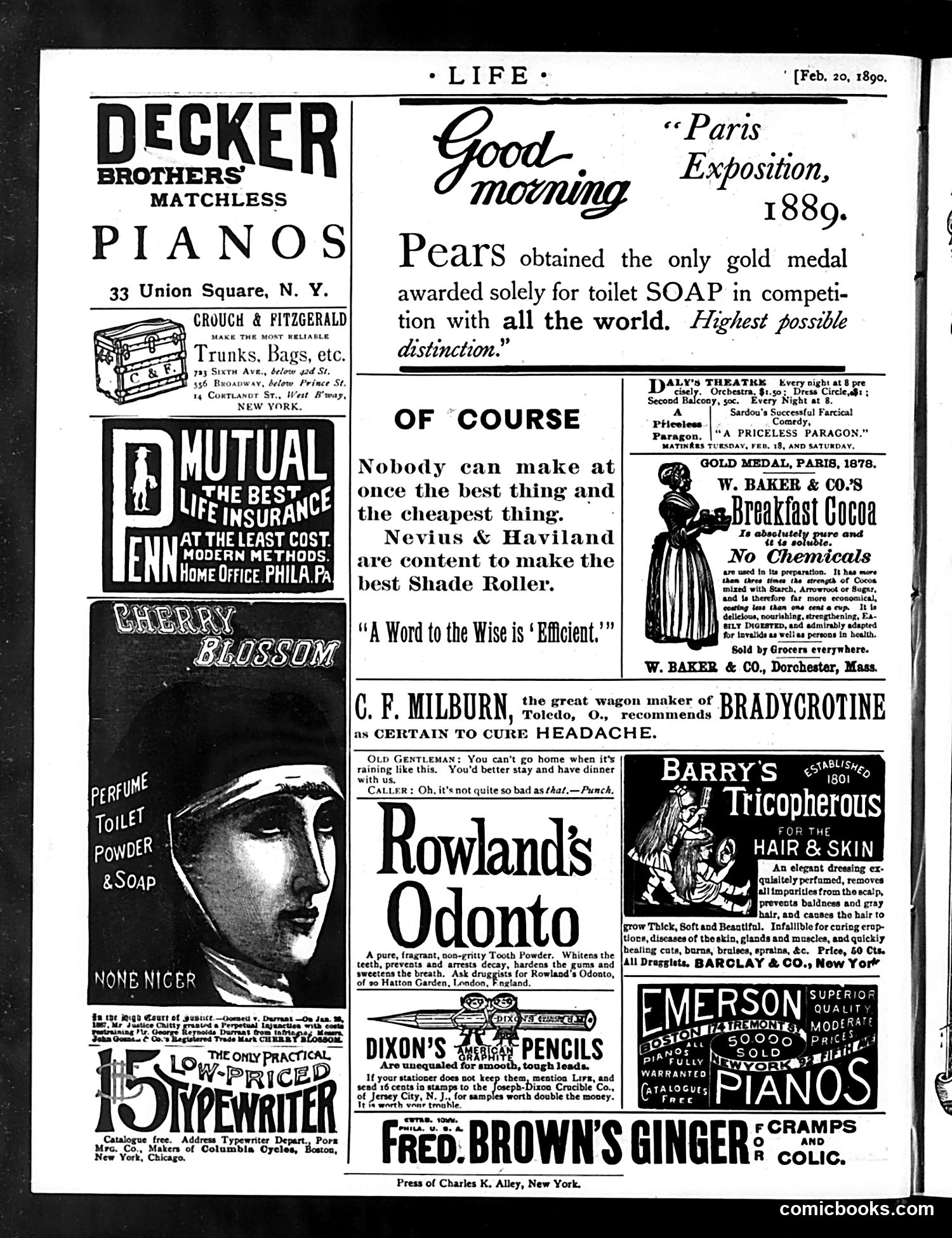 Life — February 20, 1890 — page 18 of 18