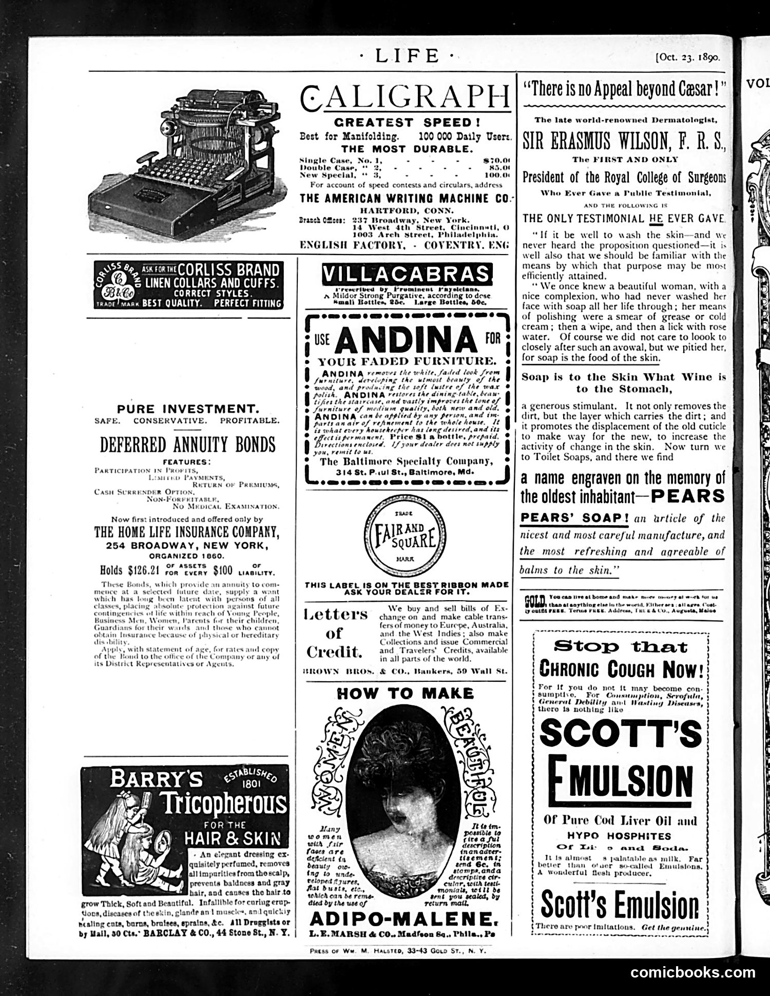 Life — October 23, 1890 — page 16 of 16