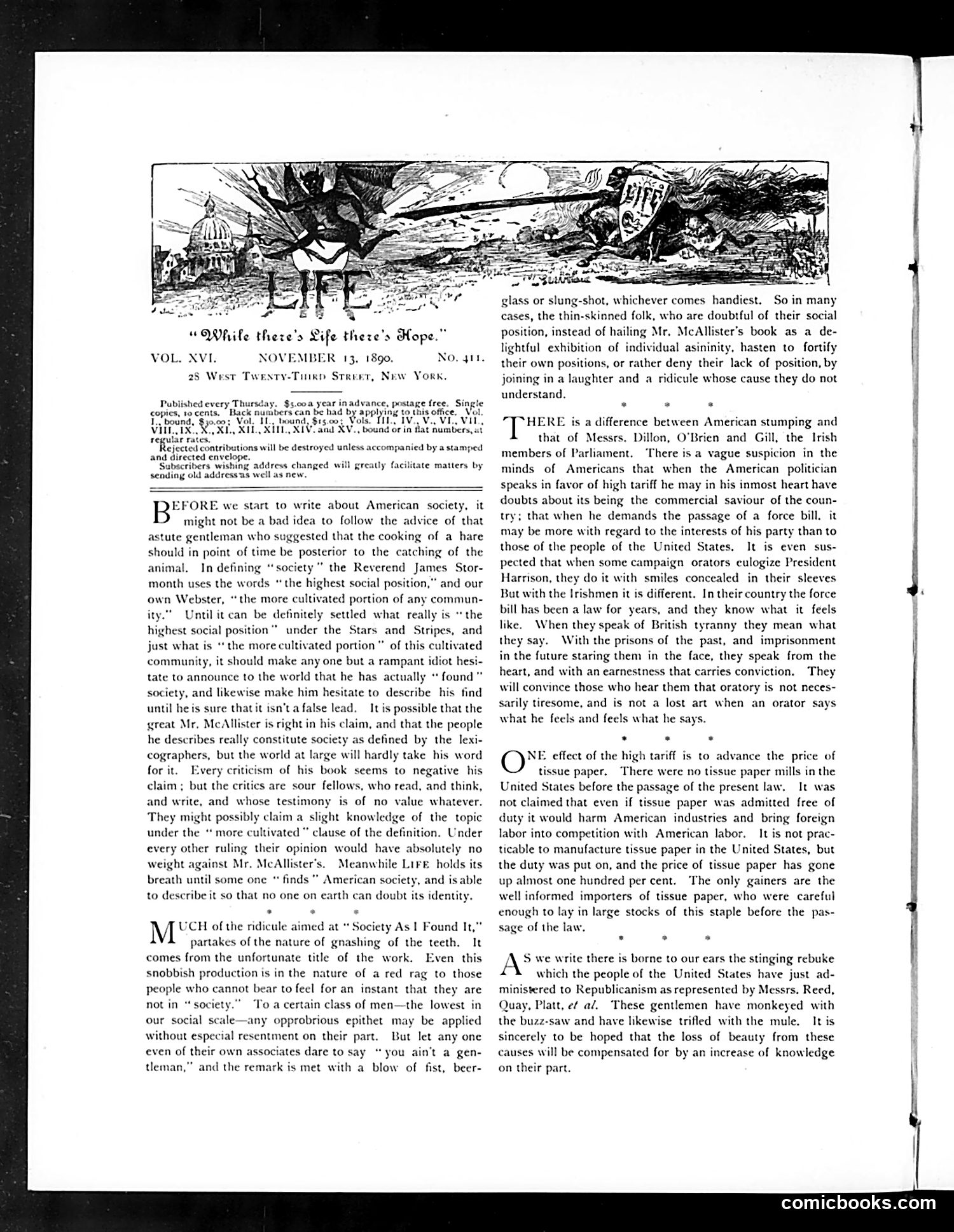 Life — November 13, 1890 — page 4 of 20