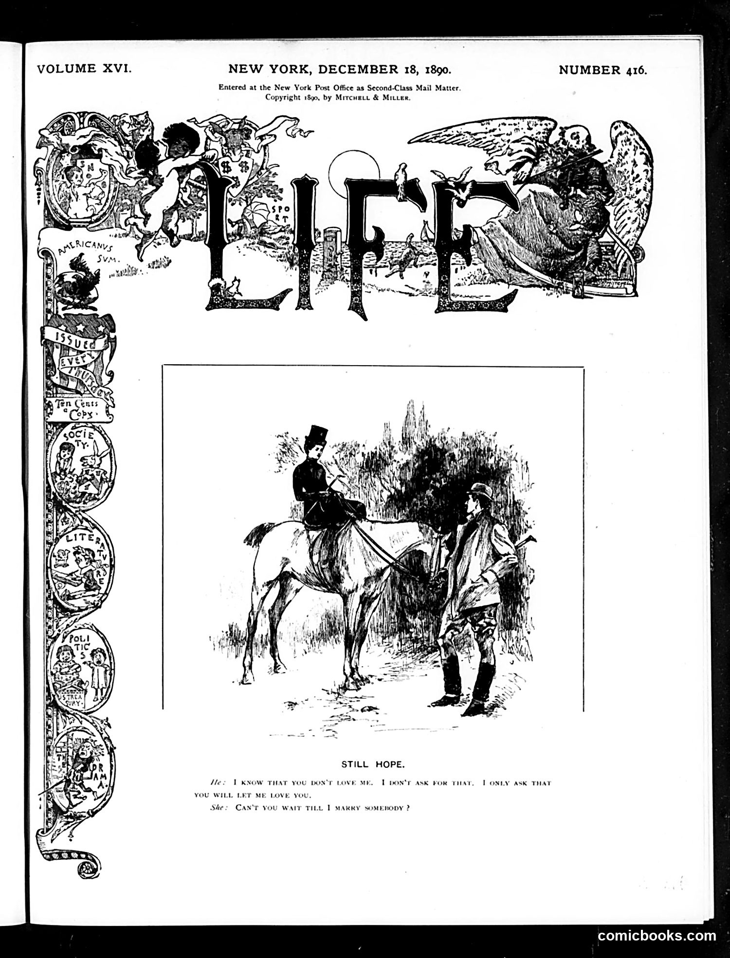 Life — December 18, 1890