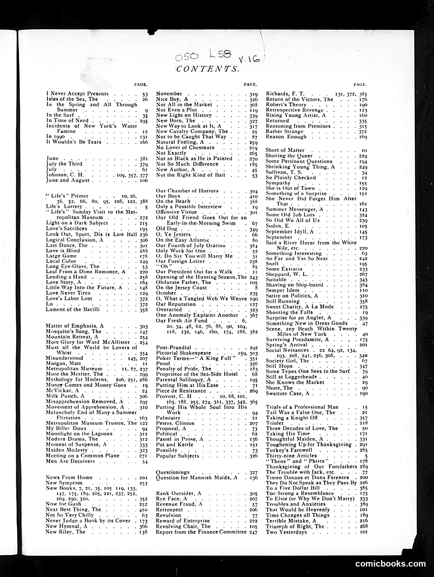 Life — 1890
