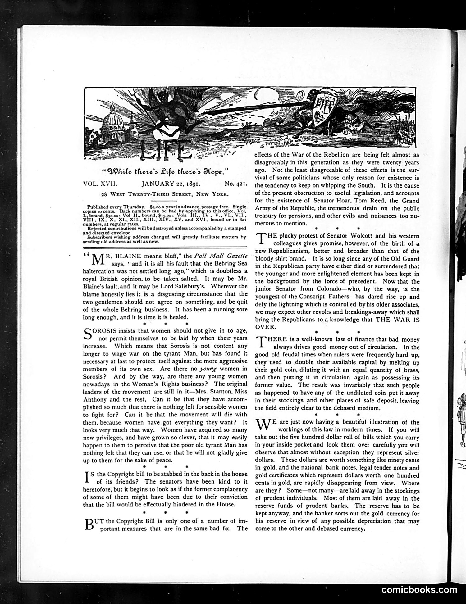 Life — January 22, 1891 — page 4 of 18