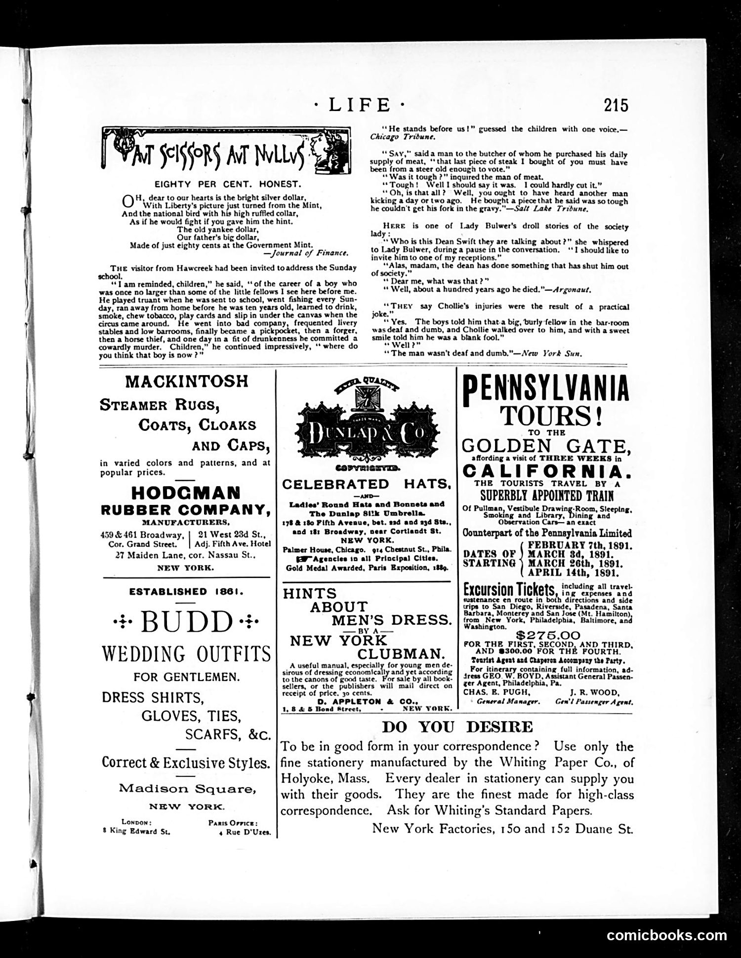 Life — April 2, 1891 — page 13 of 14