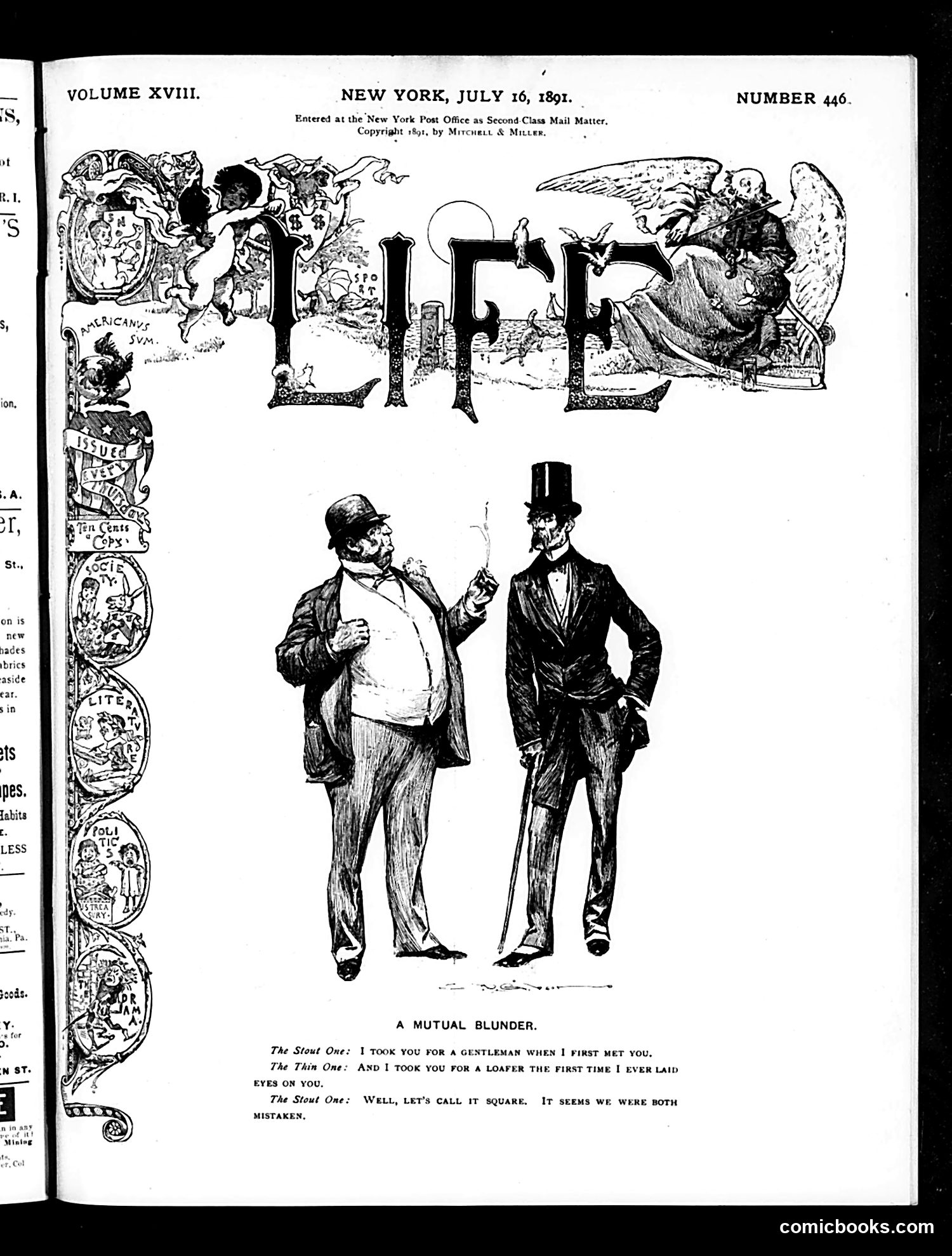 Life — July 16, 1891