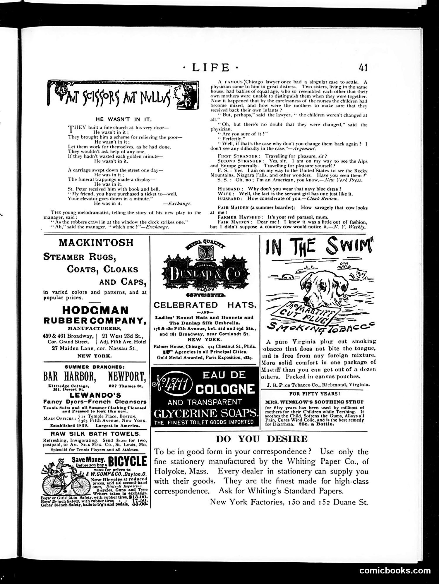 Life — July 23, 1891 — page 13 of 14