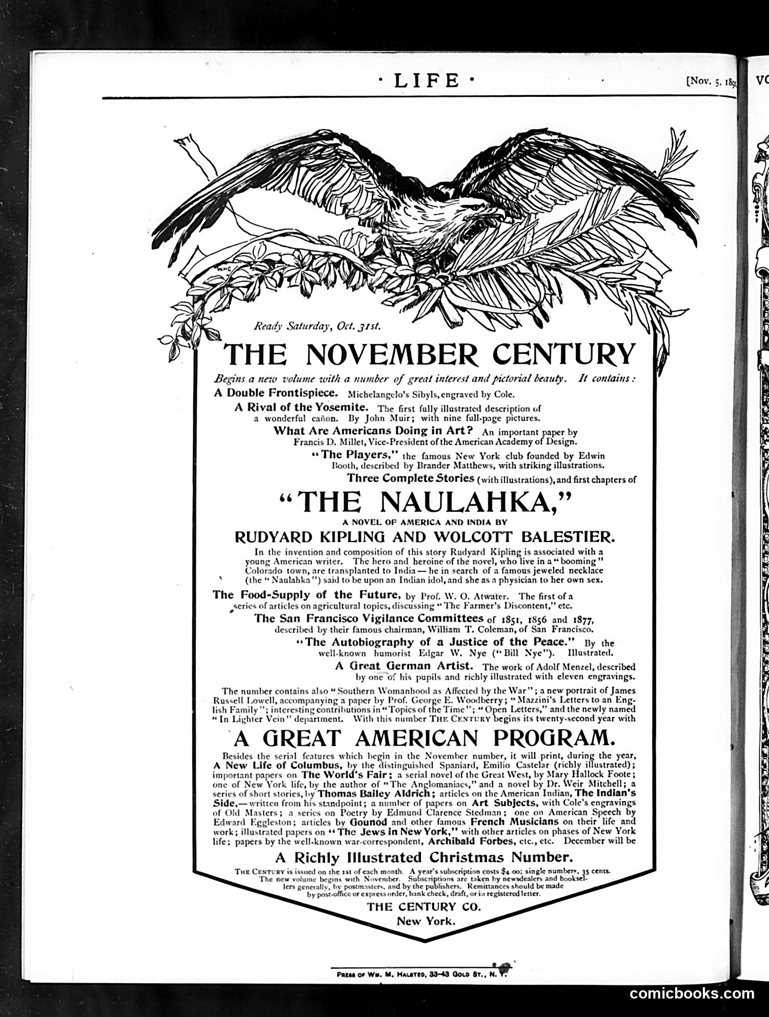 Life — November 5, 1891 — page 18 of 18