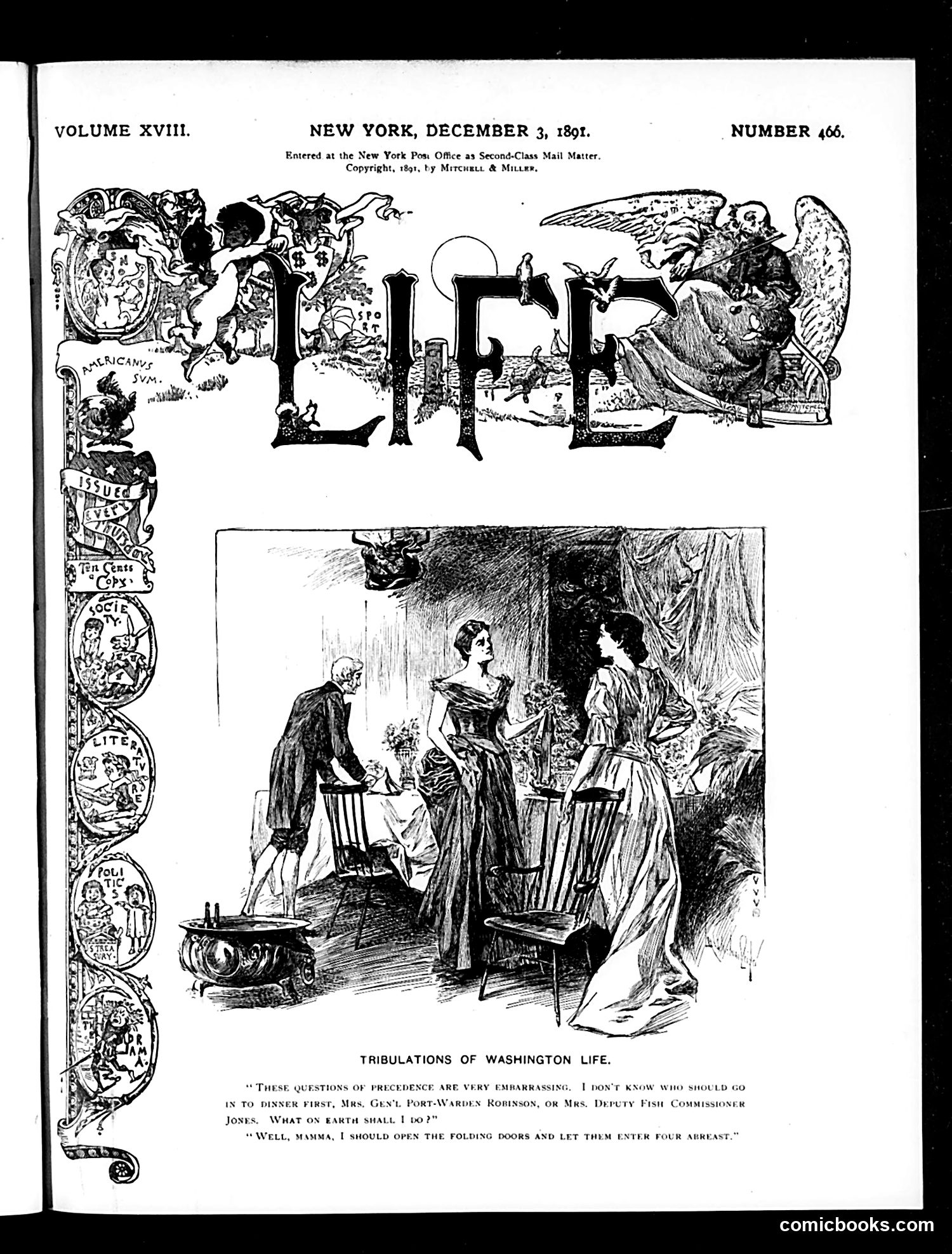 Life — December 3, 1891