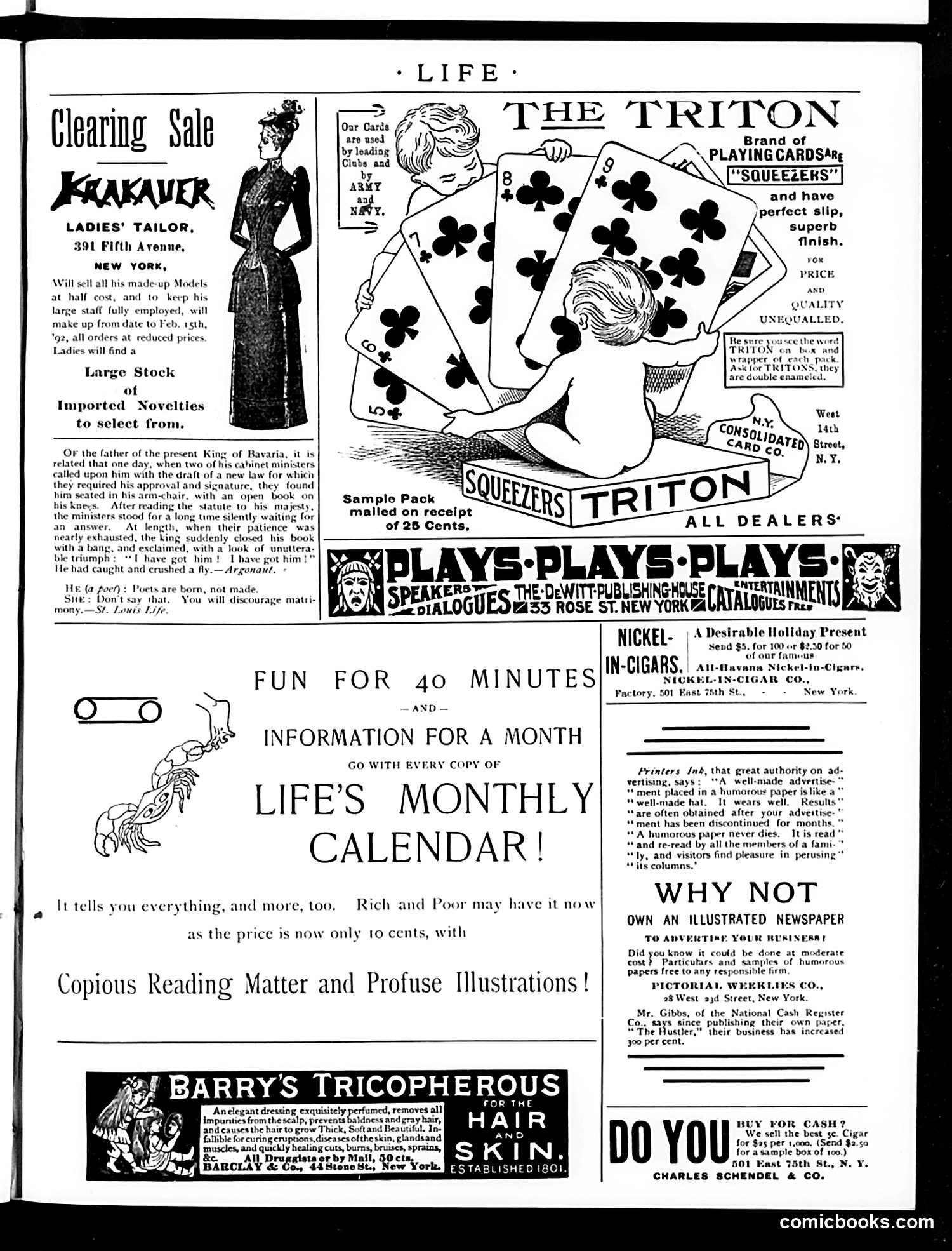 Life — January 7, 1892 — page 15 of 16
