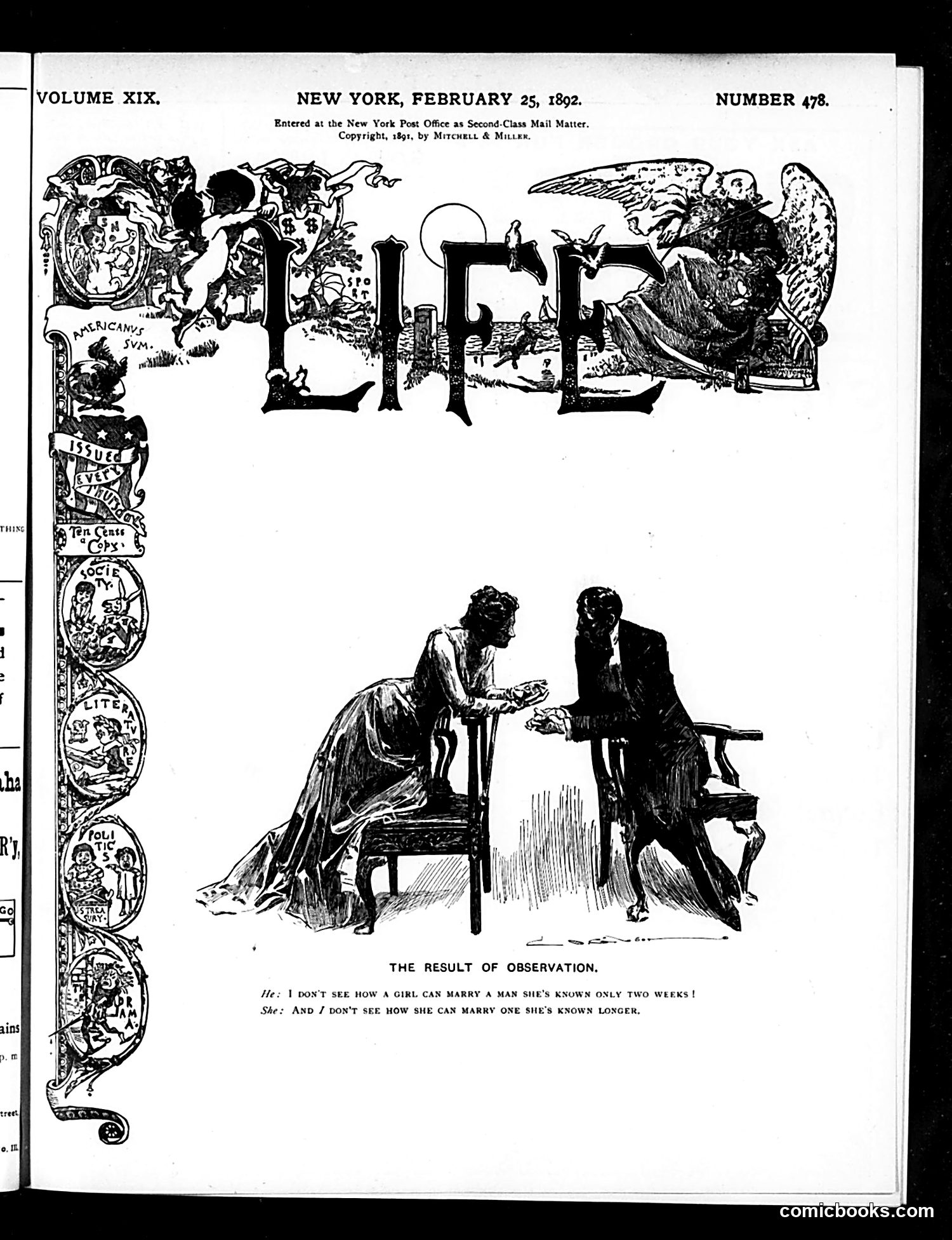 Life — February 25, 1892