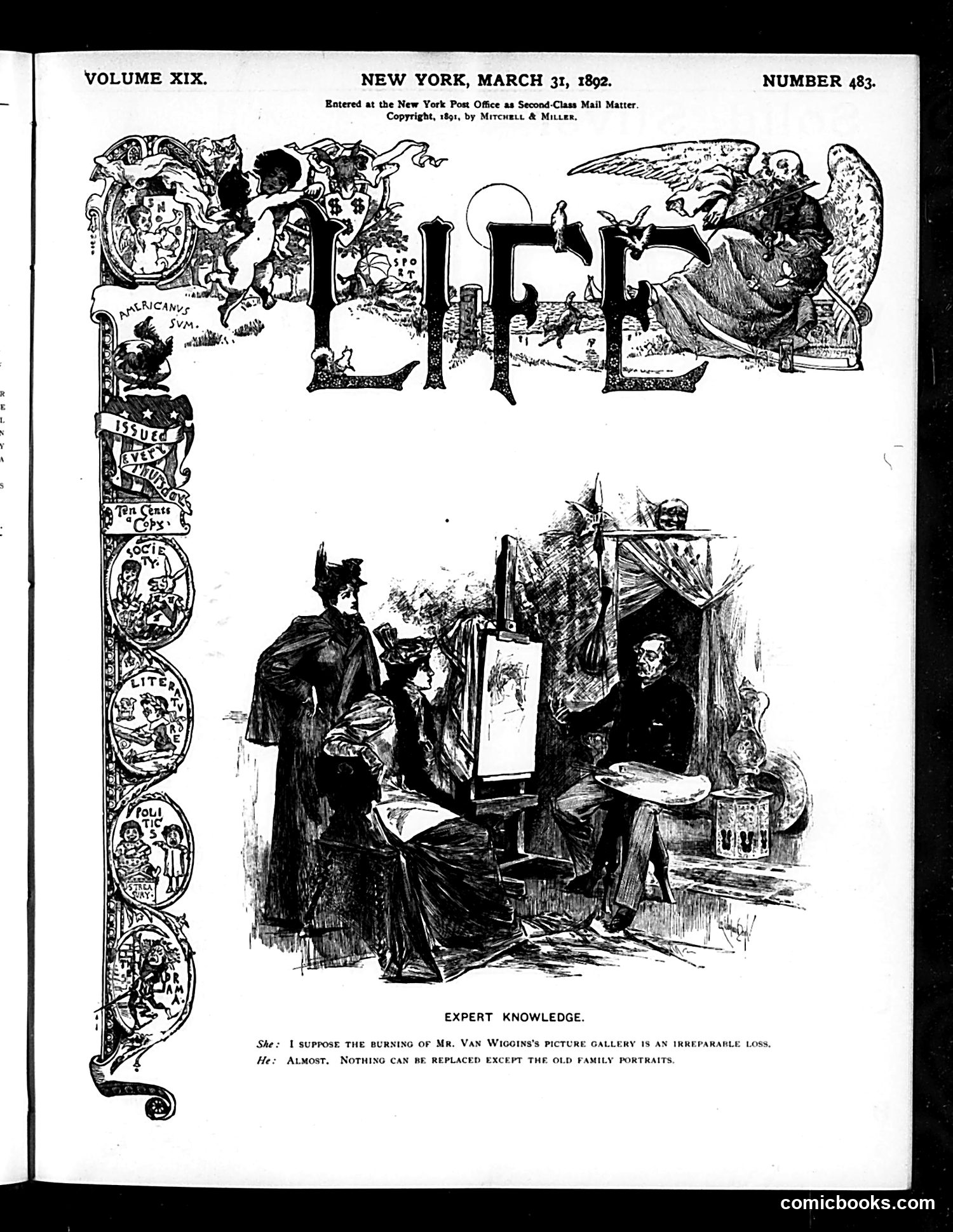 Life — March 31, 1892