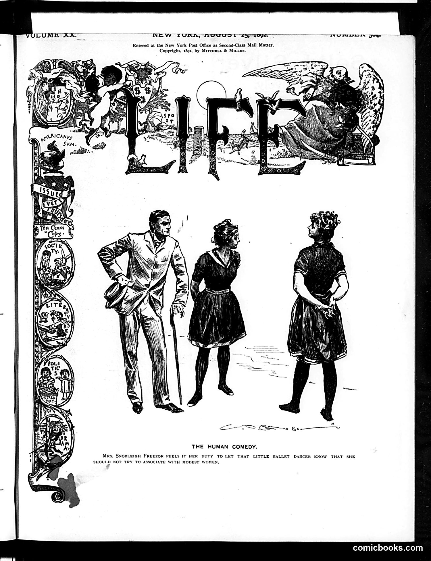 Life — August 25, 1892
