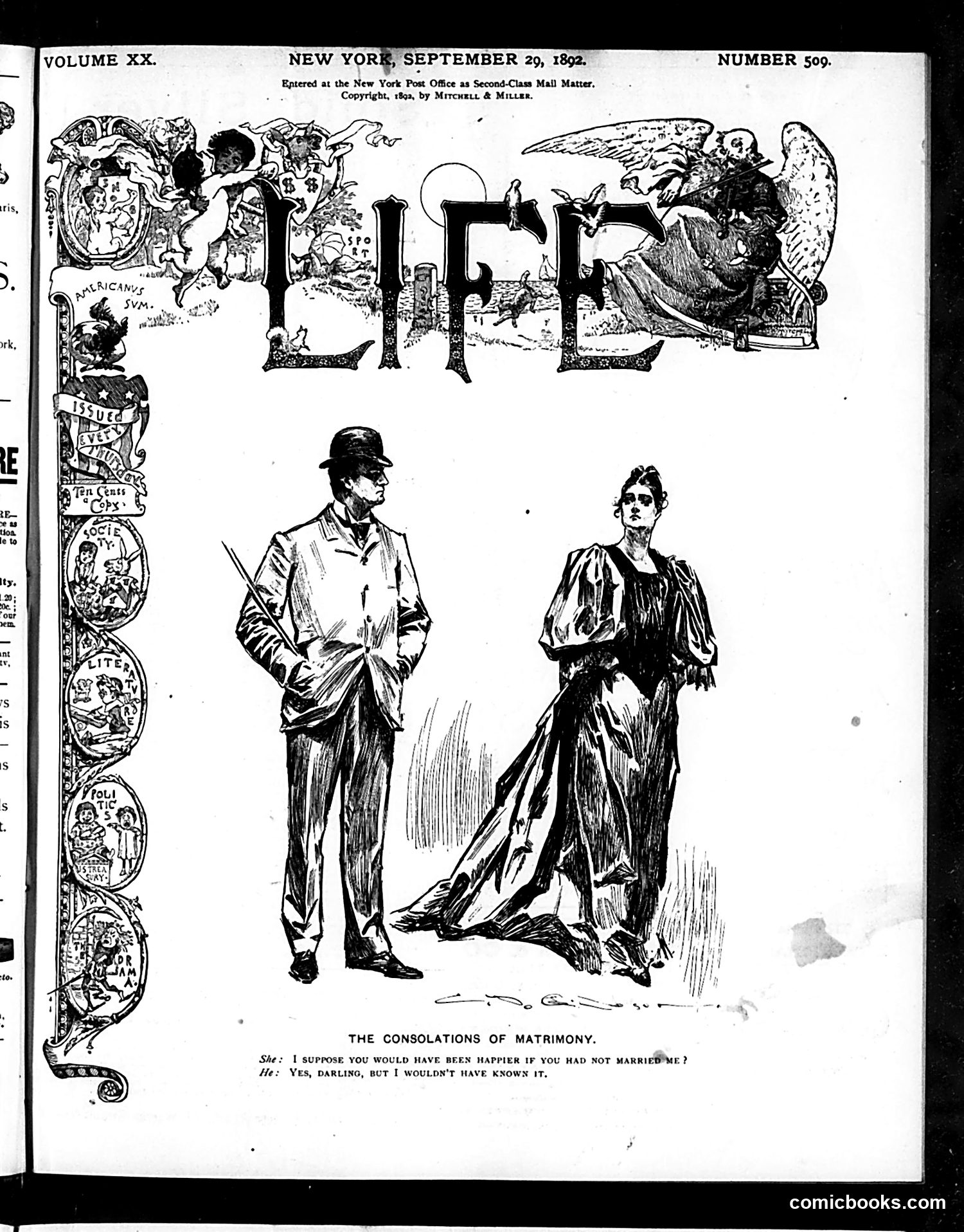 Life — September 29, 1892