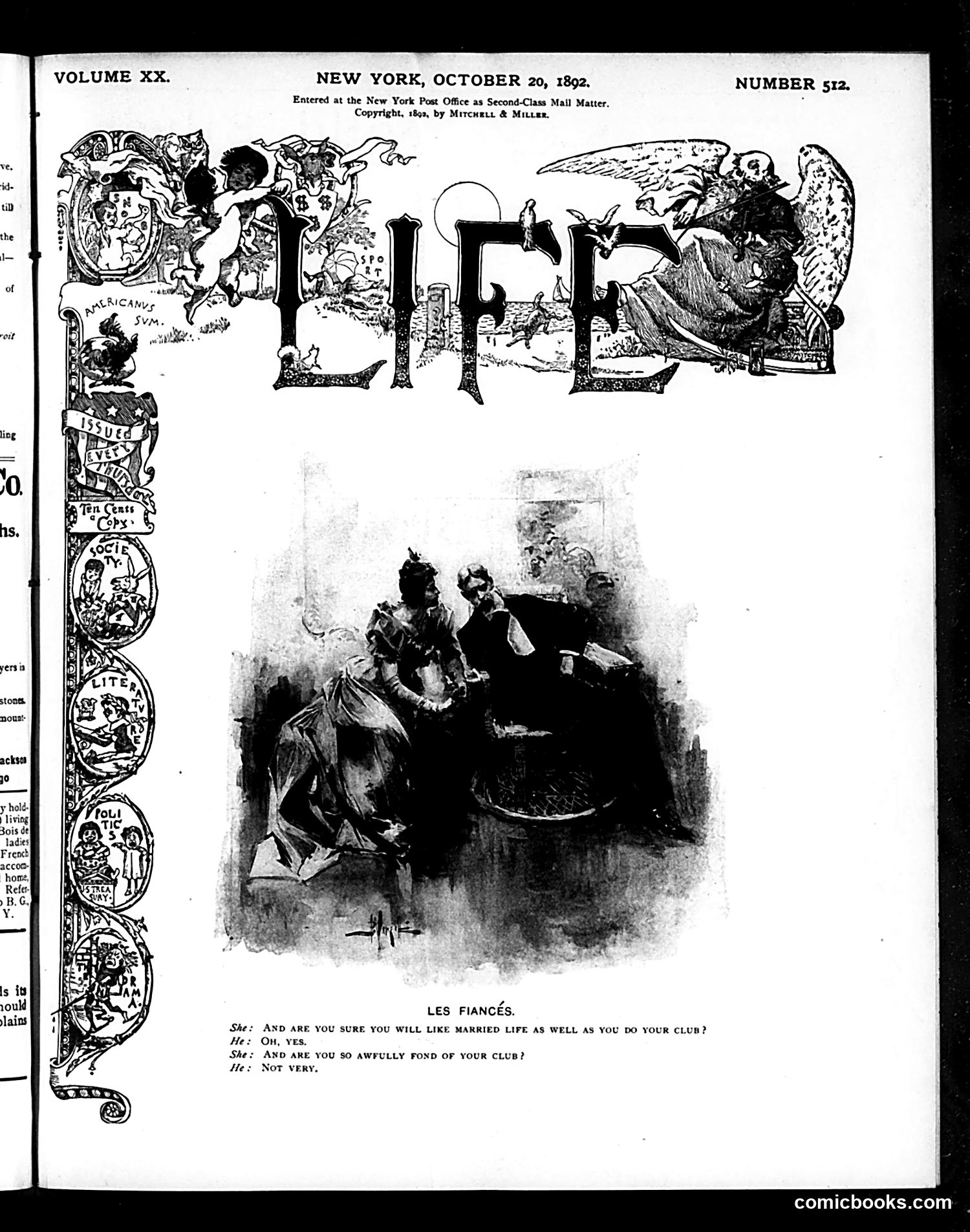 Life — October 20, 1892