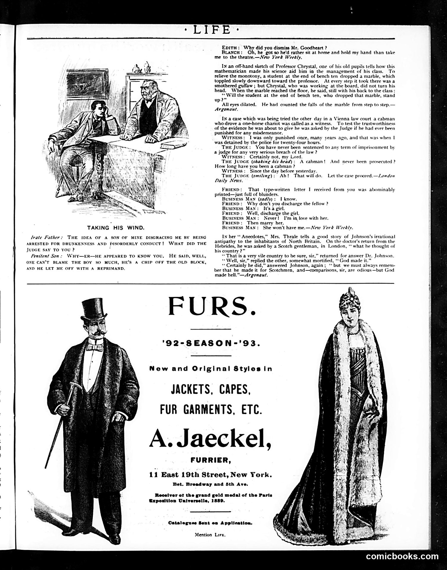 Life — November 24, 1892 — page 21 of 22