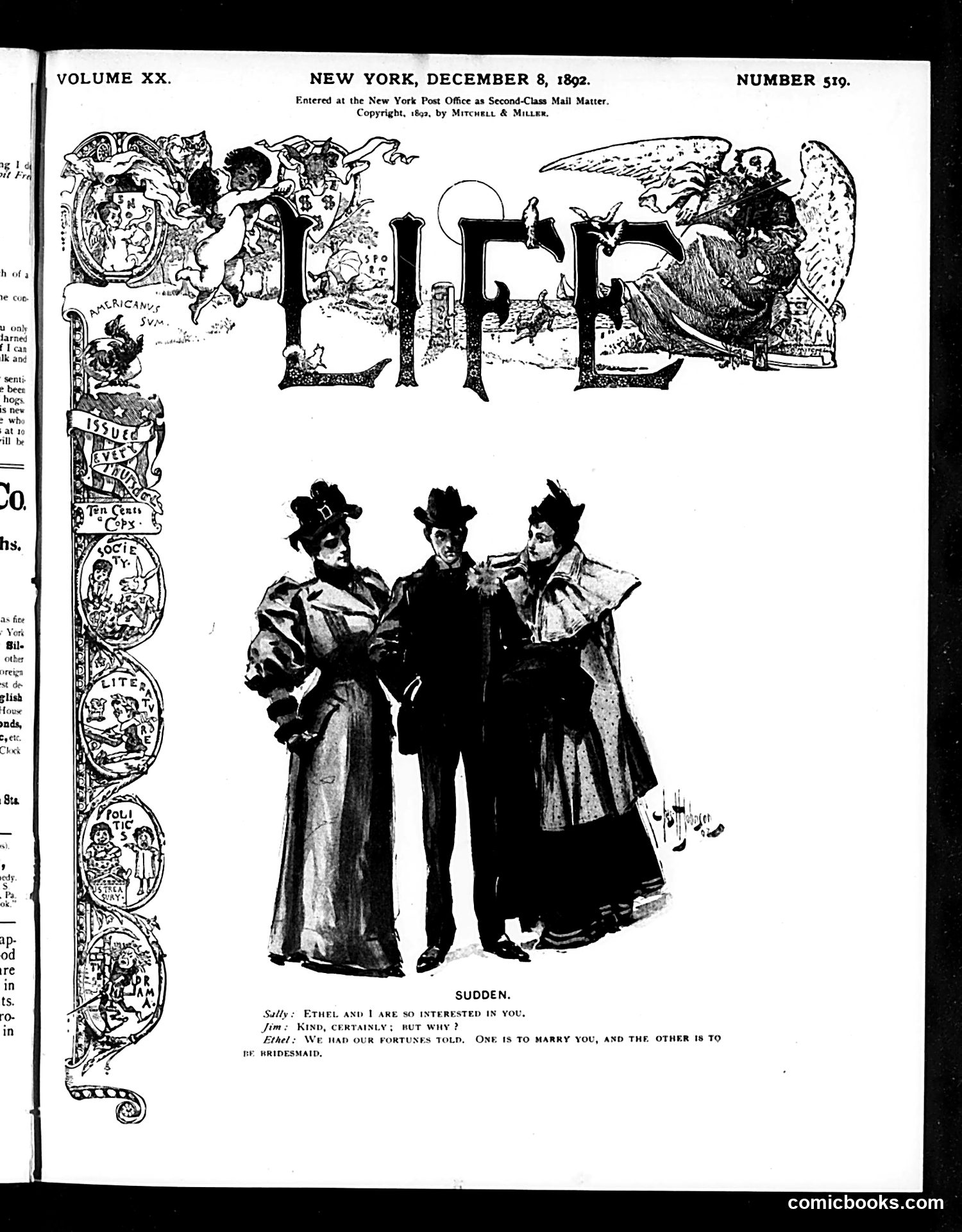 Life — December 8, 1892