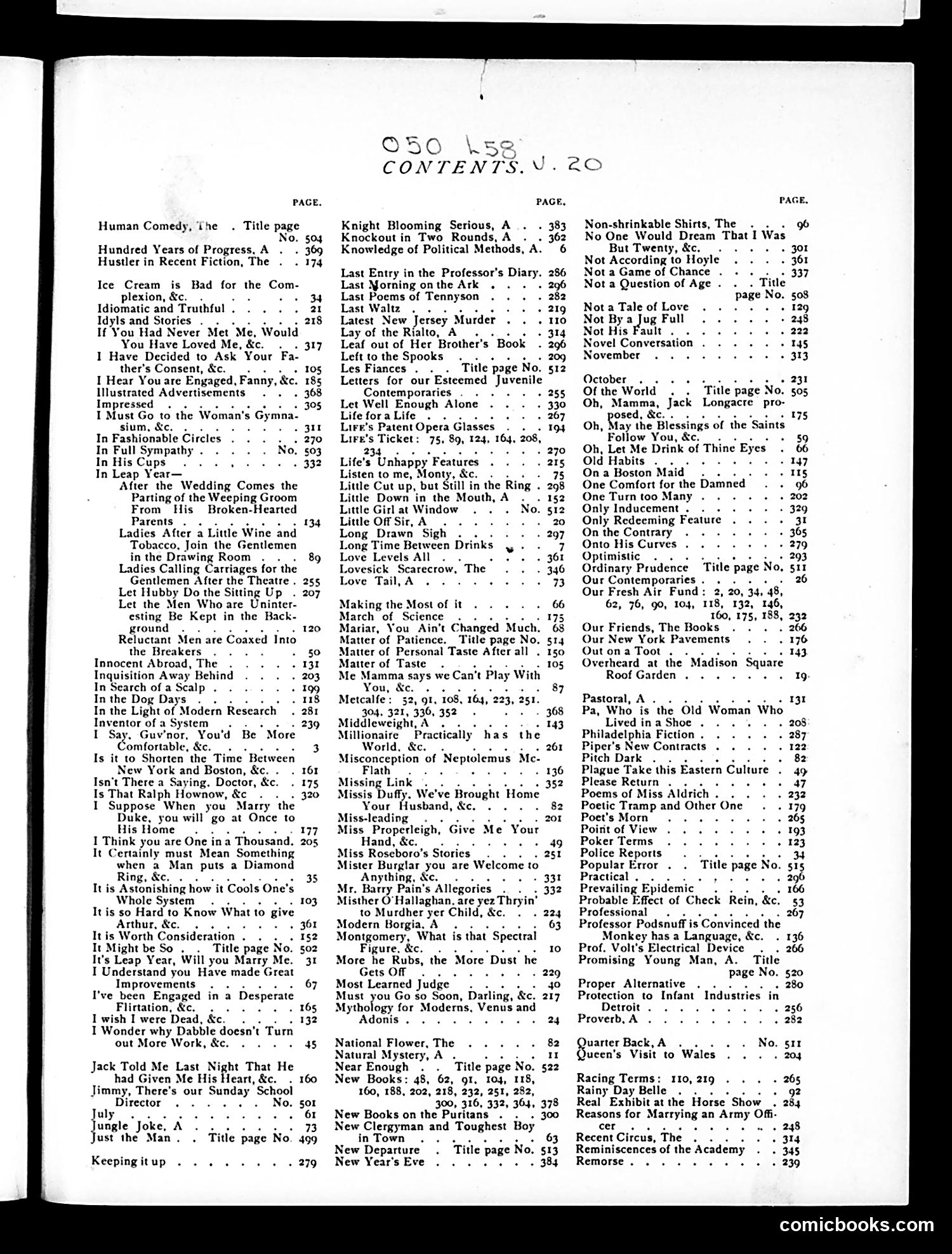 Life — 1892