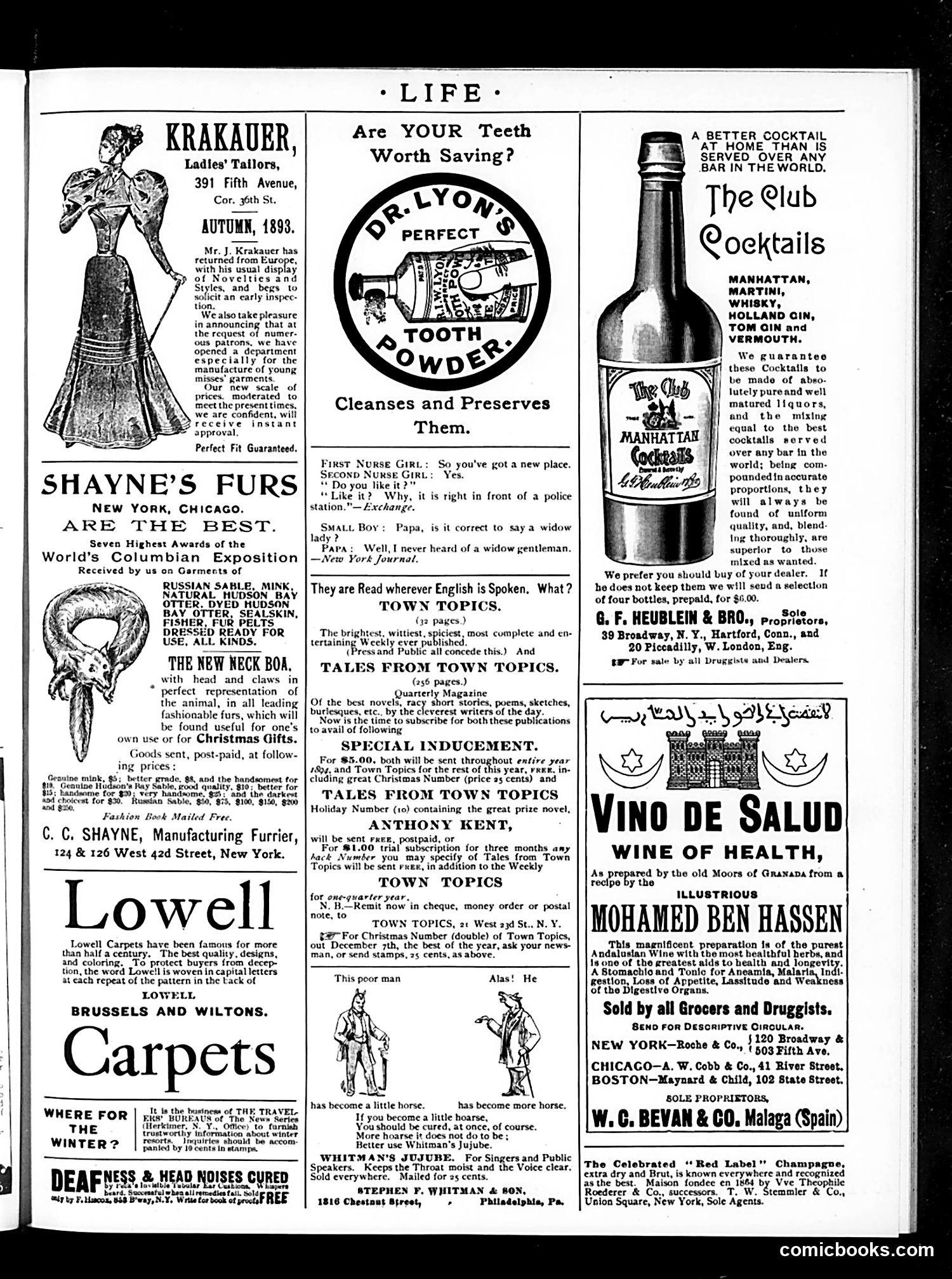 Life — November 23, 1893 — page 3 of 26