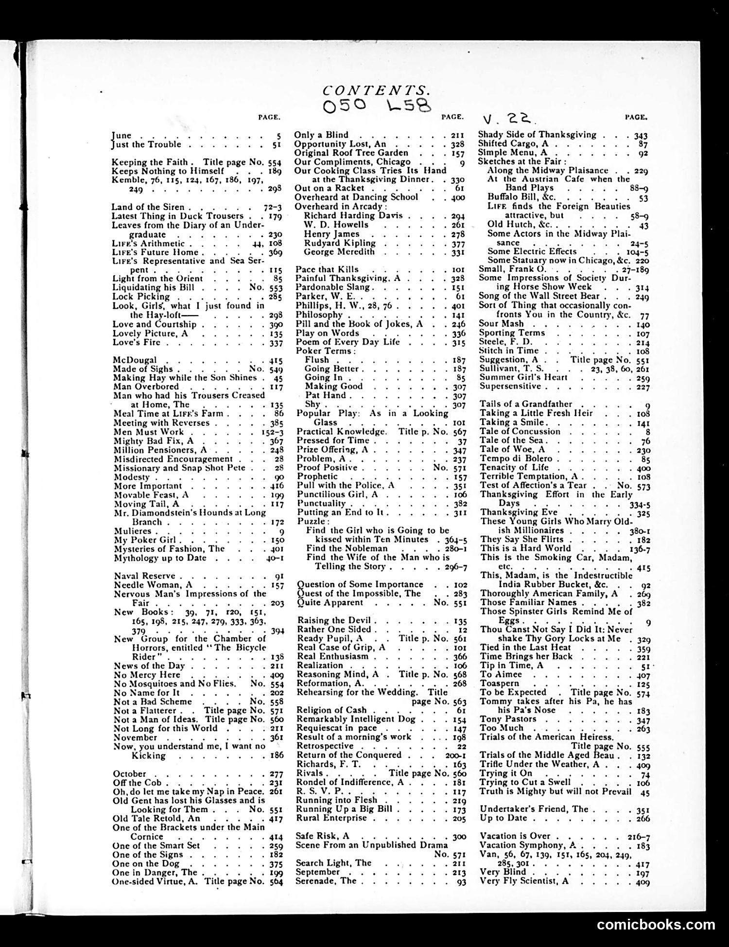 Life — 1893