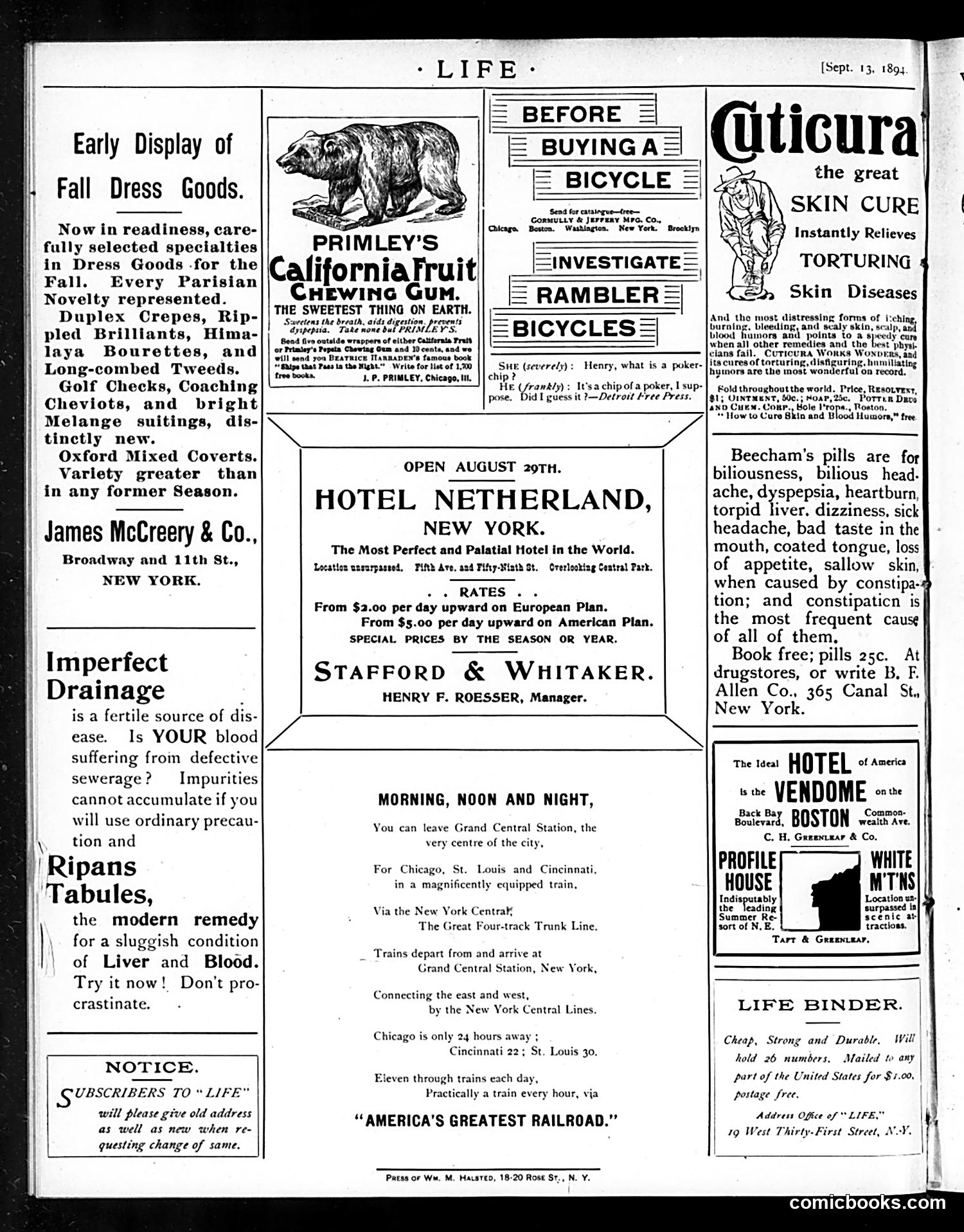 Life — September 13, 1894 — page 16 of 16