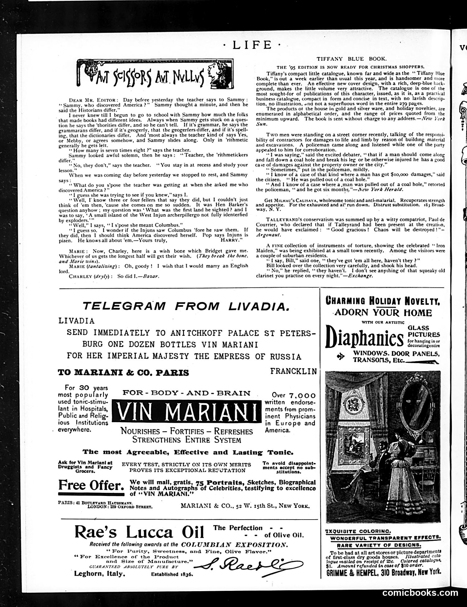 Life — December 13, 1894 — page 16 of 16