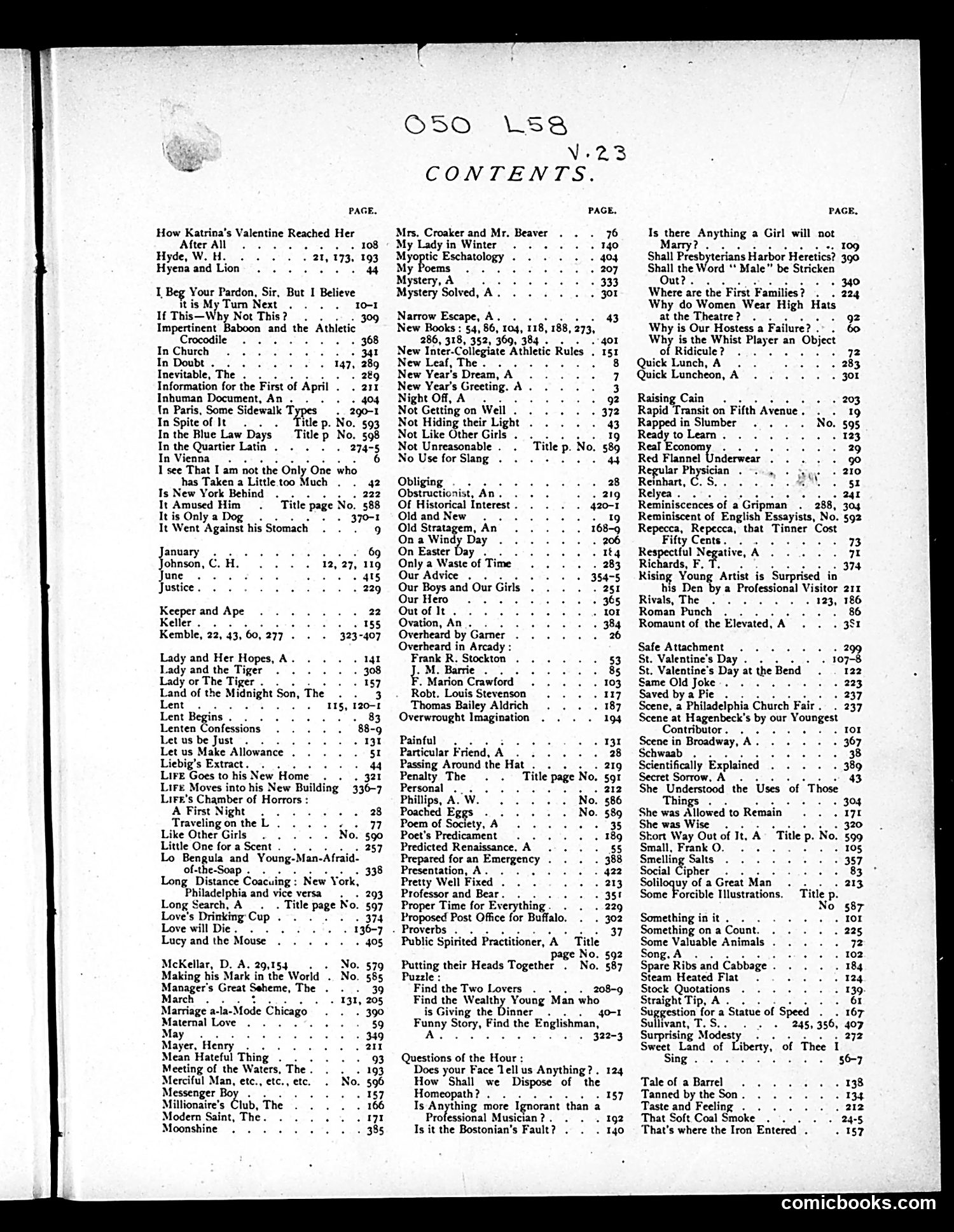 Life — 1894