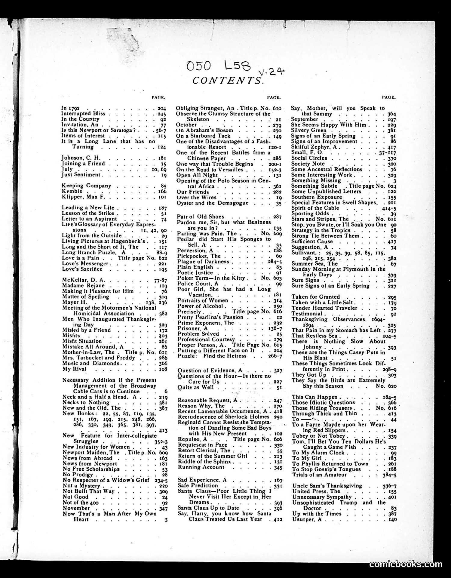 Life — 1894