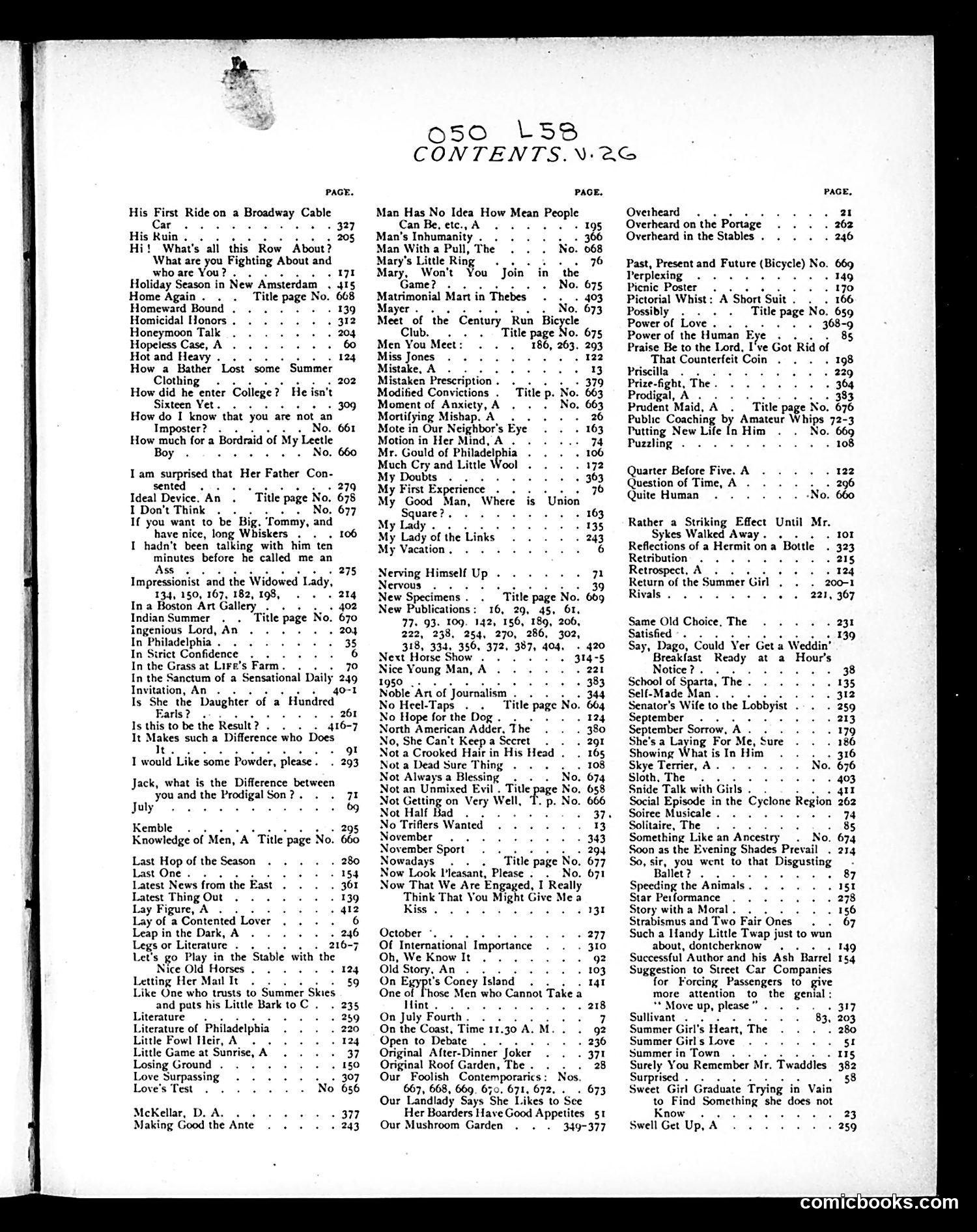 Life — 1895