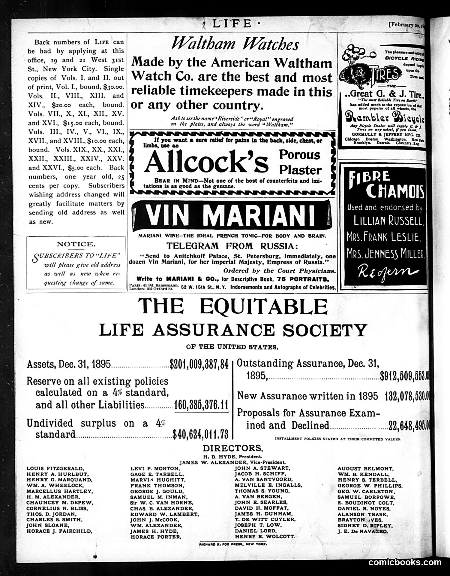 Life — February 20, 1896 — page 20 of 20