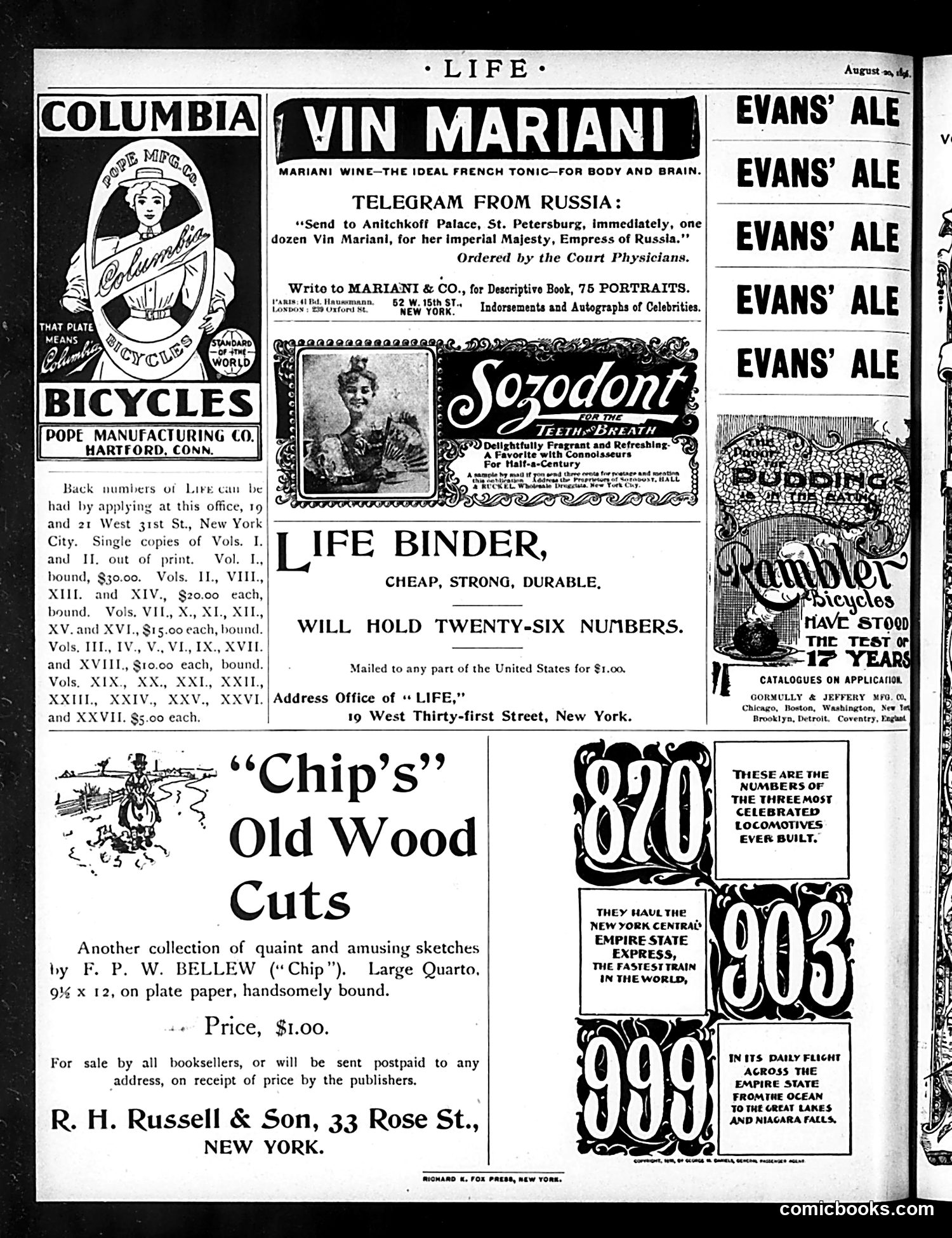 Life — August 20, 1896 — page 20 of 20
