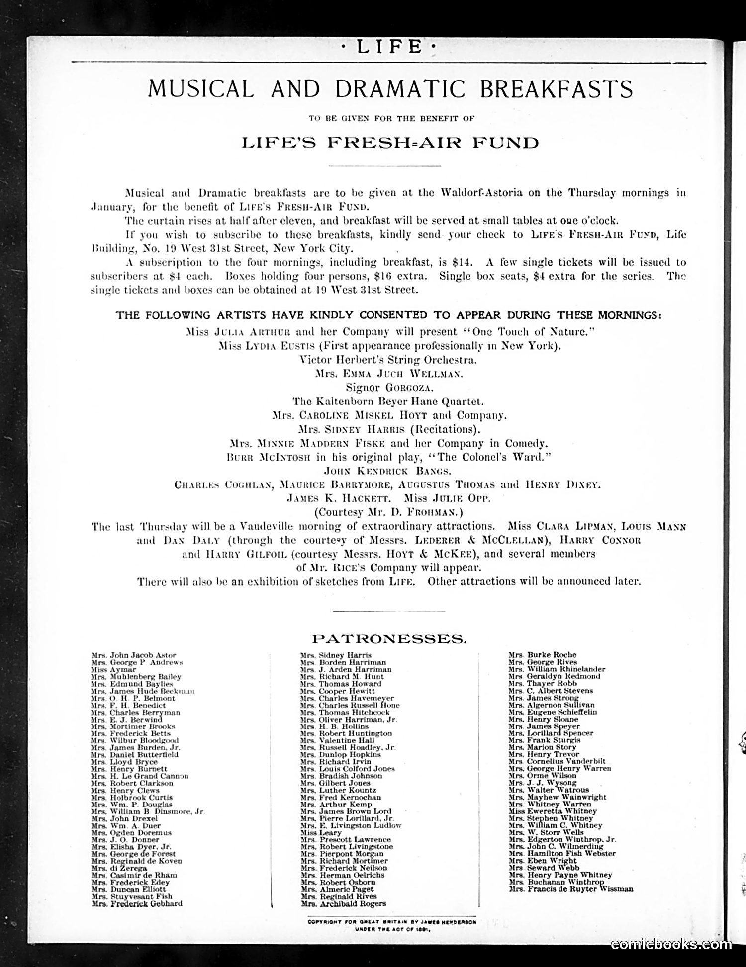 Life — January 6, 1898 — page 2 of 20