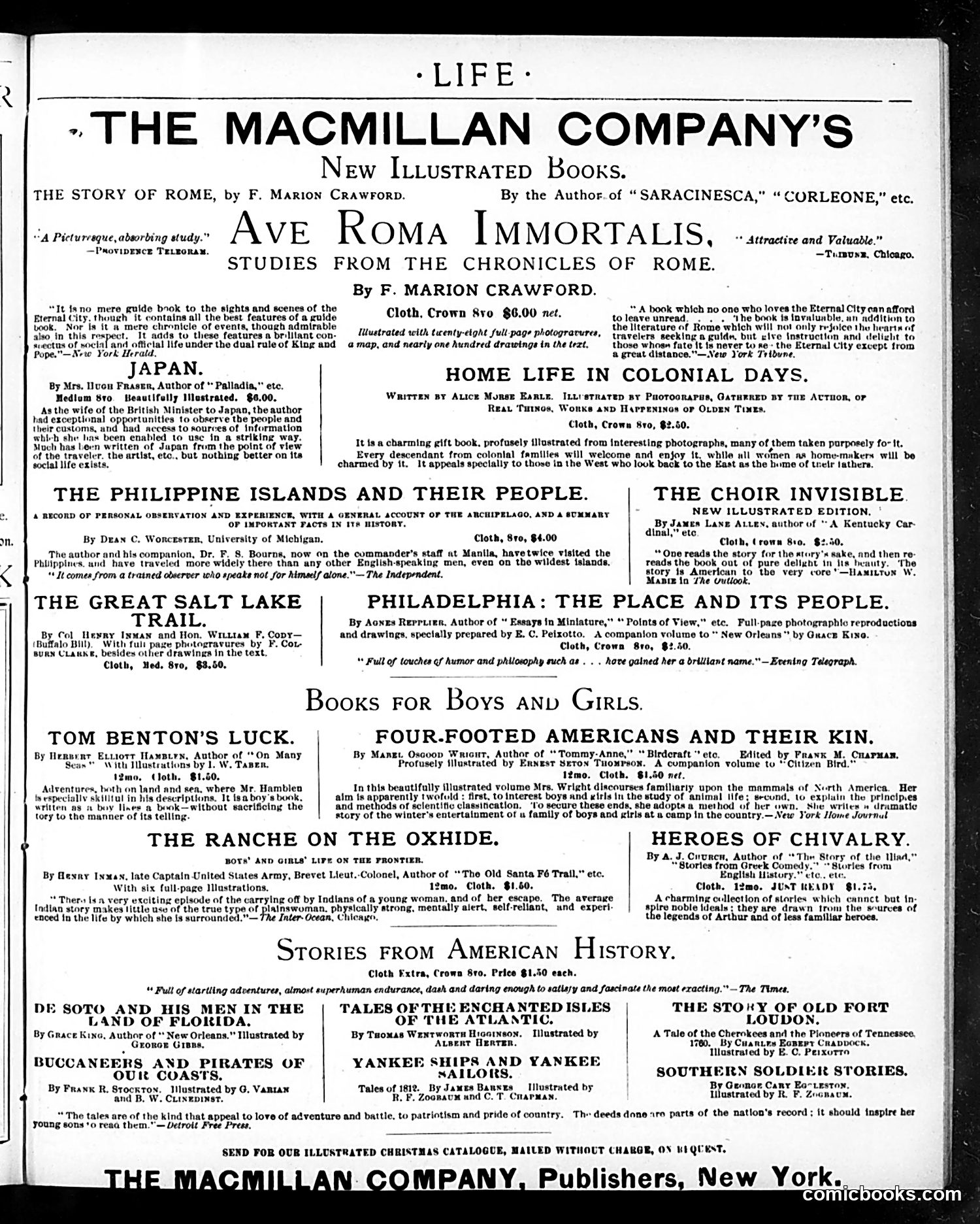 Life — December 3, 1898 — page 3 of 40